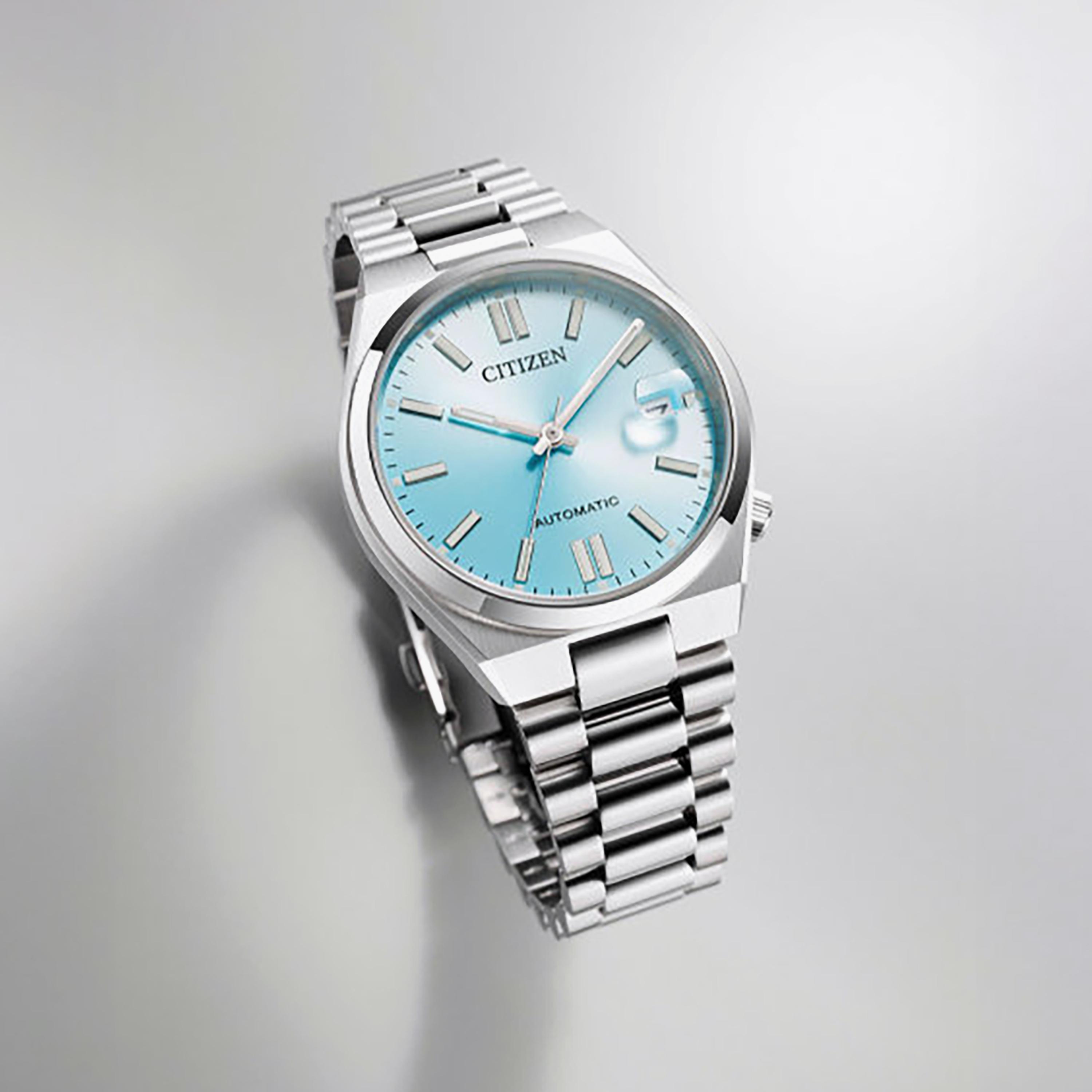 ساعة أوتوماتيك ستانلس ستيل باللون الفضي 37 مم للرجال من سيتيزن | NJ0200-50L-men-watchesandjewellery-watches-image-3