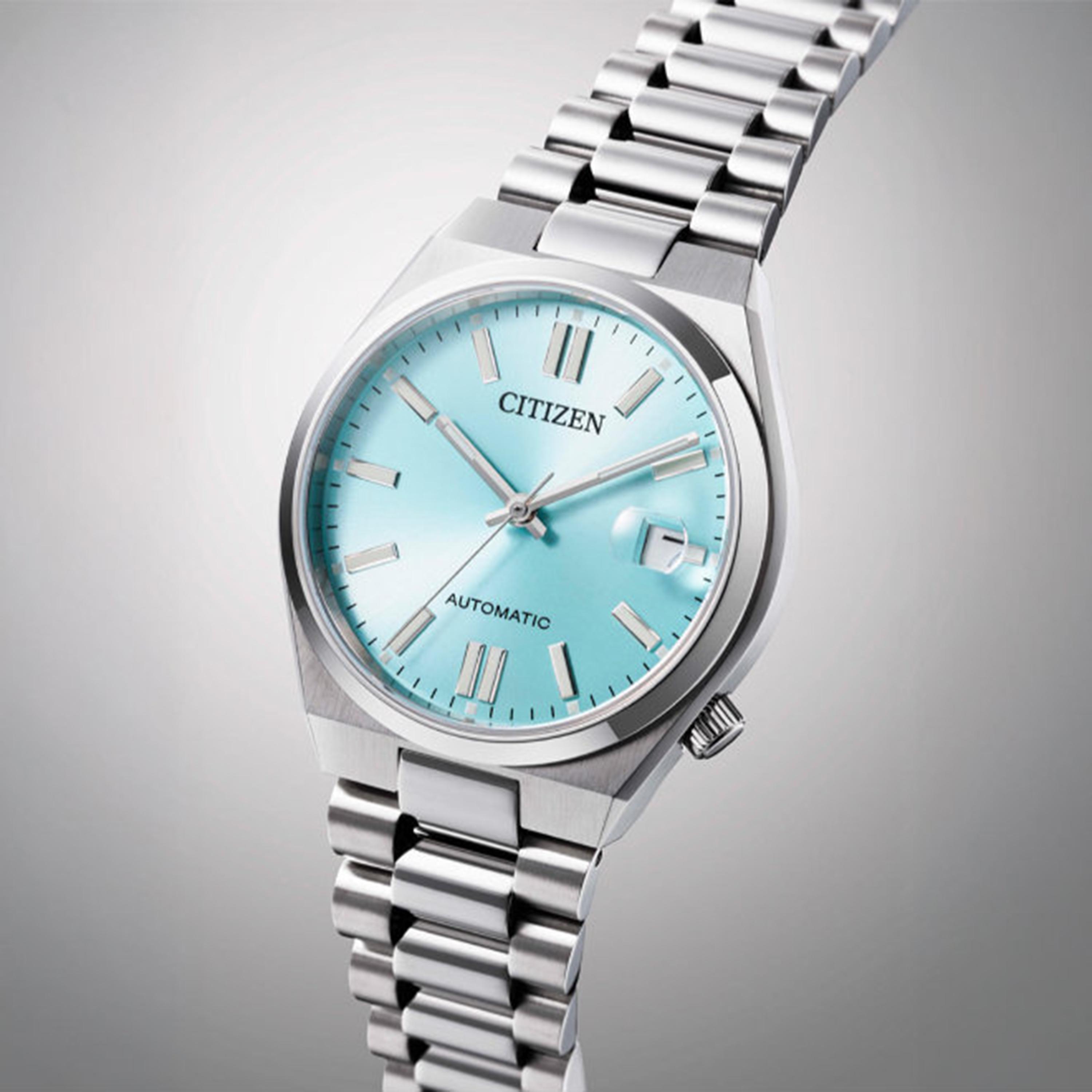 ساعة أوتوماتيك ستانلس ستيل باللون الفضي 37 مم للرجال من سيتيزن | NJ0200-50L-men-watchesandjewellery-watches-image-4