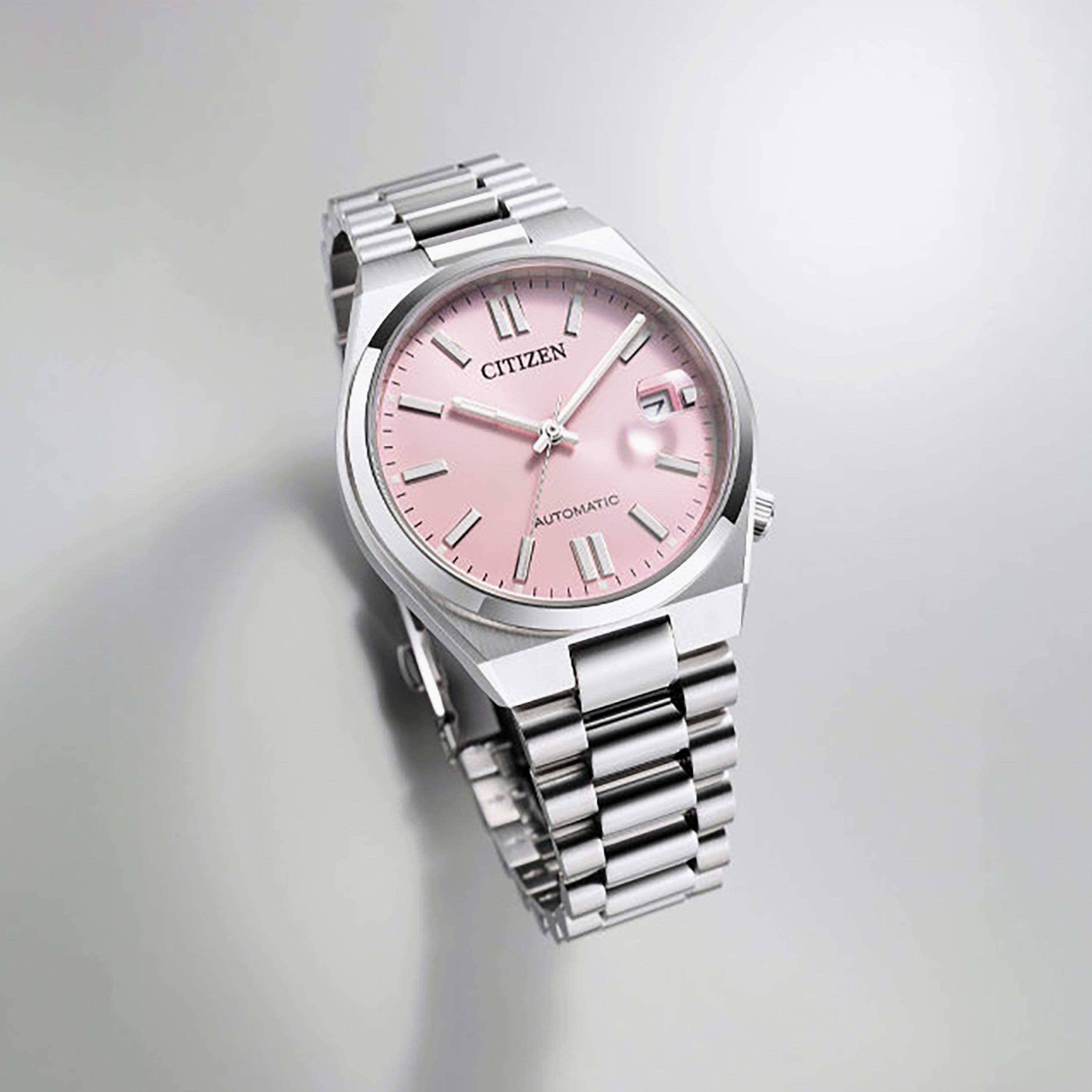 ساعة أوتوماتيك ستانلس ستيل باللون الفضي 37 مم للرجال من سيتيزن | NJ0200-50Z-men-watchesandjewellery-watches-image-3