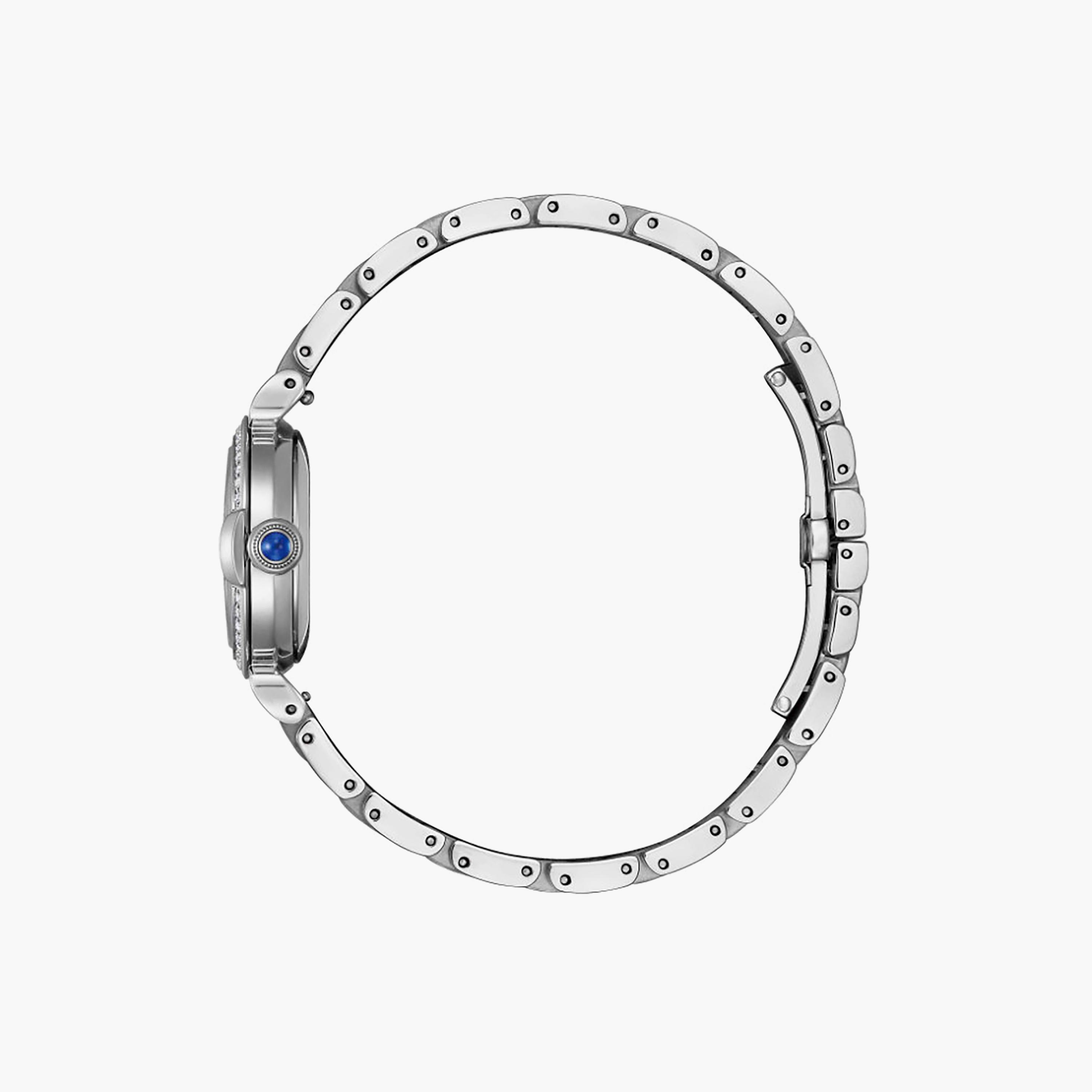 ساعة أنالوج ستانلس ستيل باللون الأزرق 26 مم للنساء من سيتيزن | EM1120-87L-women-watchesandjewellery-watches-image-2