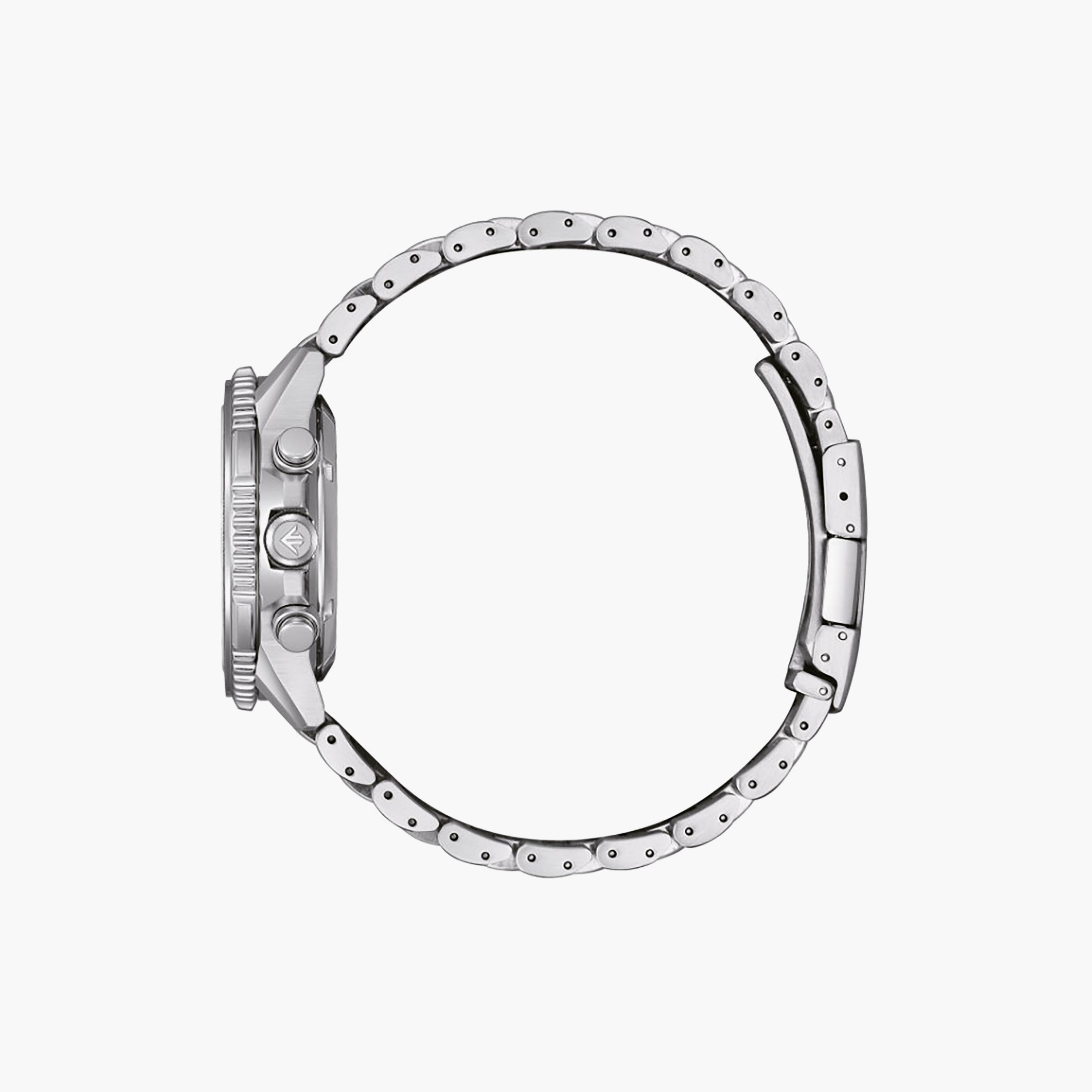 Citizen Men's 40MM White Chronograph Stainless Steel Watch | CA4660-61A-men-watchesandjewellery-watches-image-2