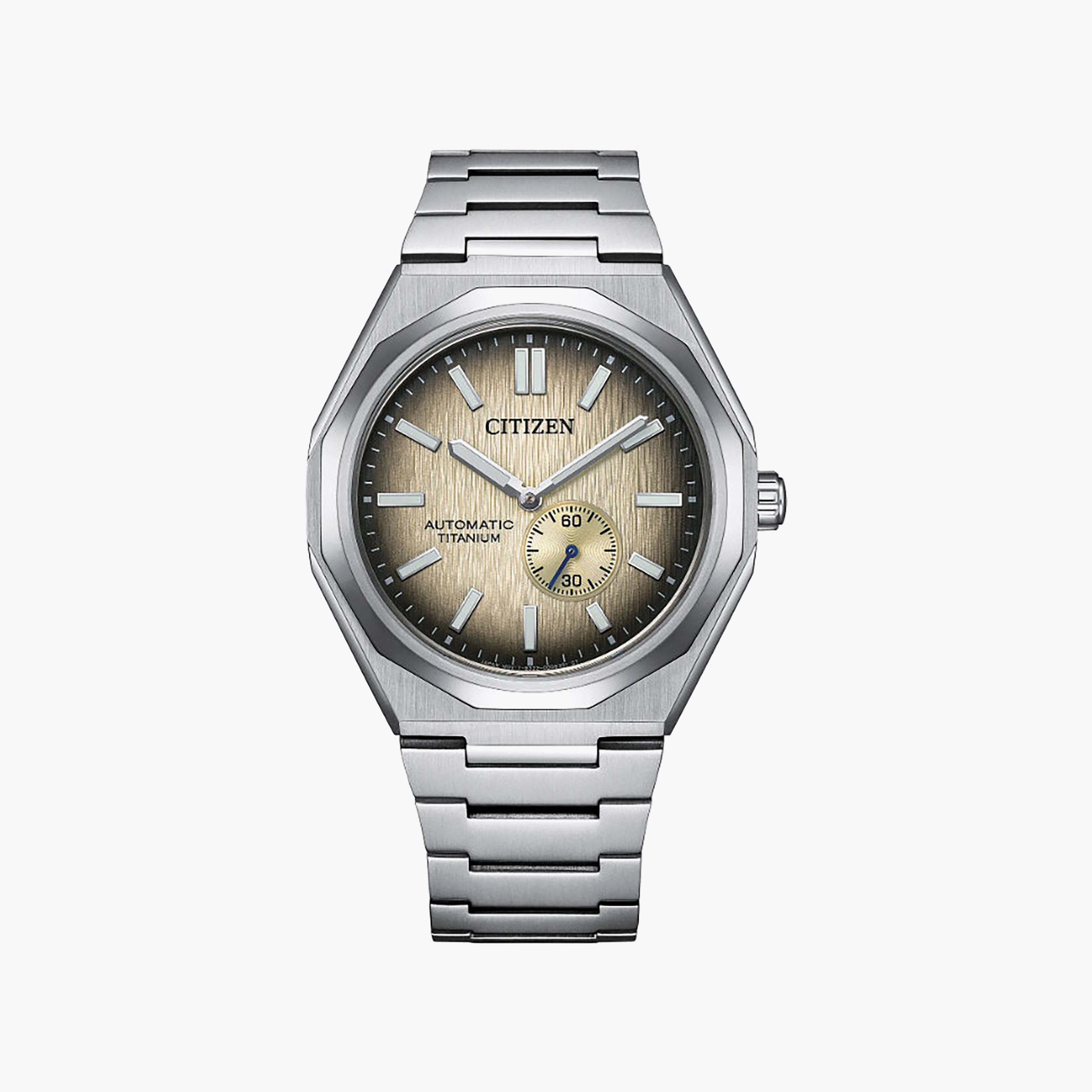 Citizen Men's 40.5MM Silver Automatic Stainless Steel Watch | NK5020-58P-men-watchesandjewellery-watches-image-1