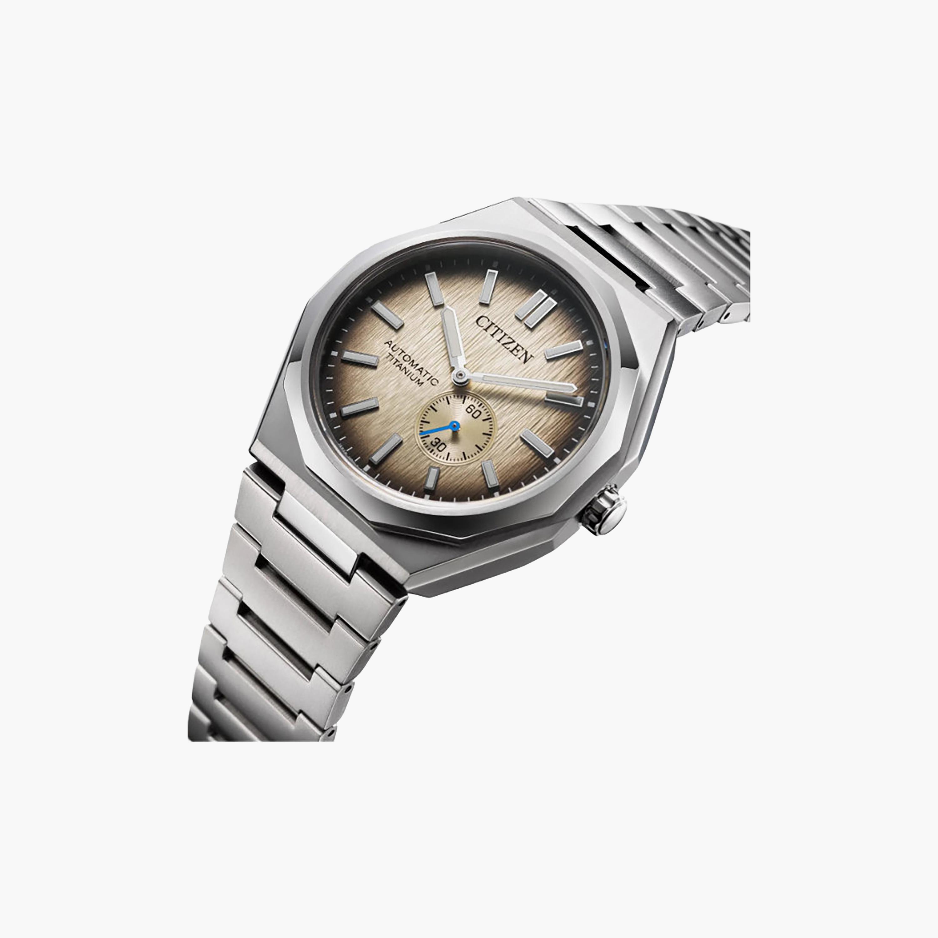 Citizen Men's 40.5MM Silver Automatic Stainless Steel Watch | NK5020-58P-men-watchesandjewellery-watches-image-2