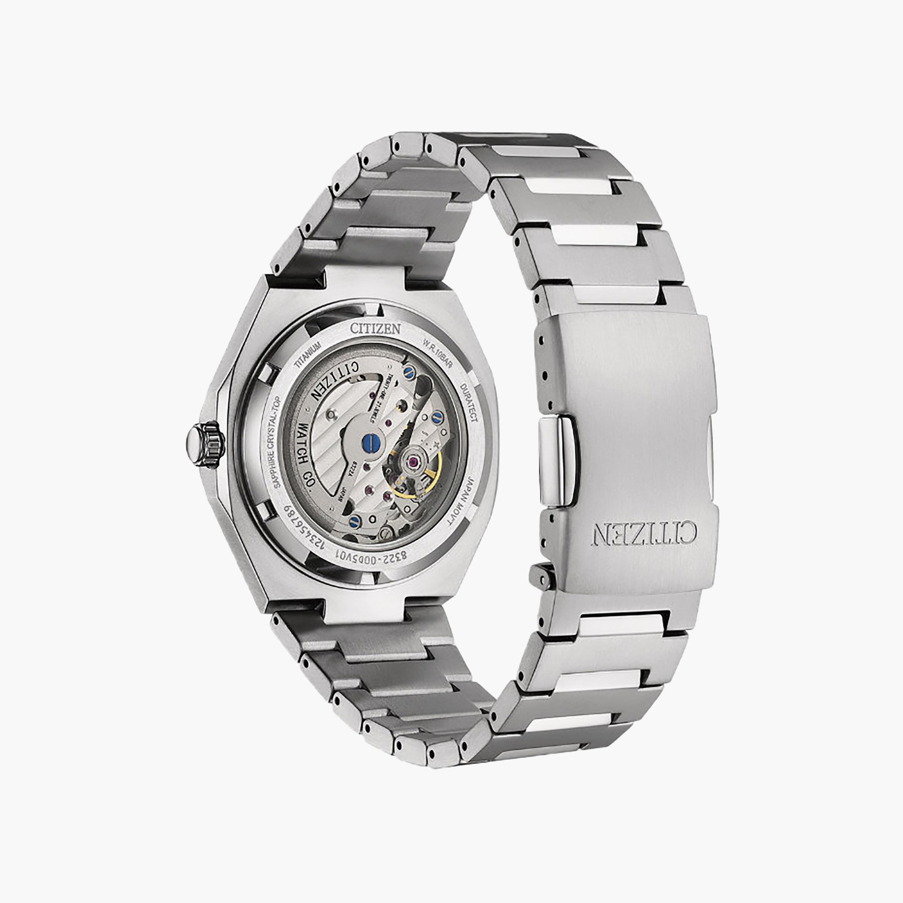 Citizen Men's 40.5MM Silver Automatic Stainless Steel Watch | NK5020-58L-men-watchesandjewellery-watches-image-2