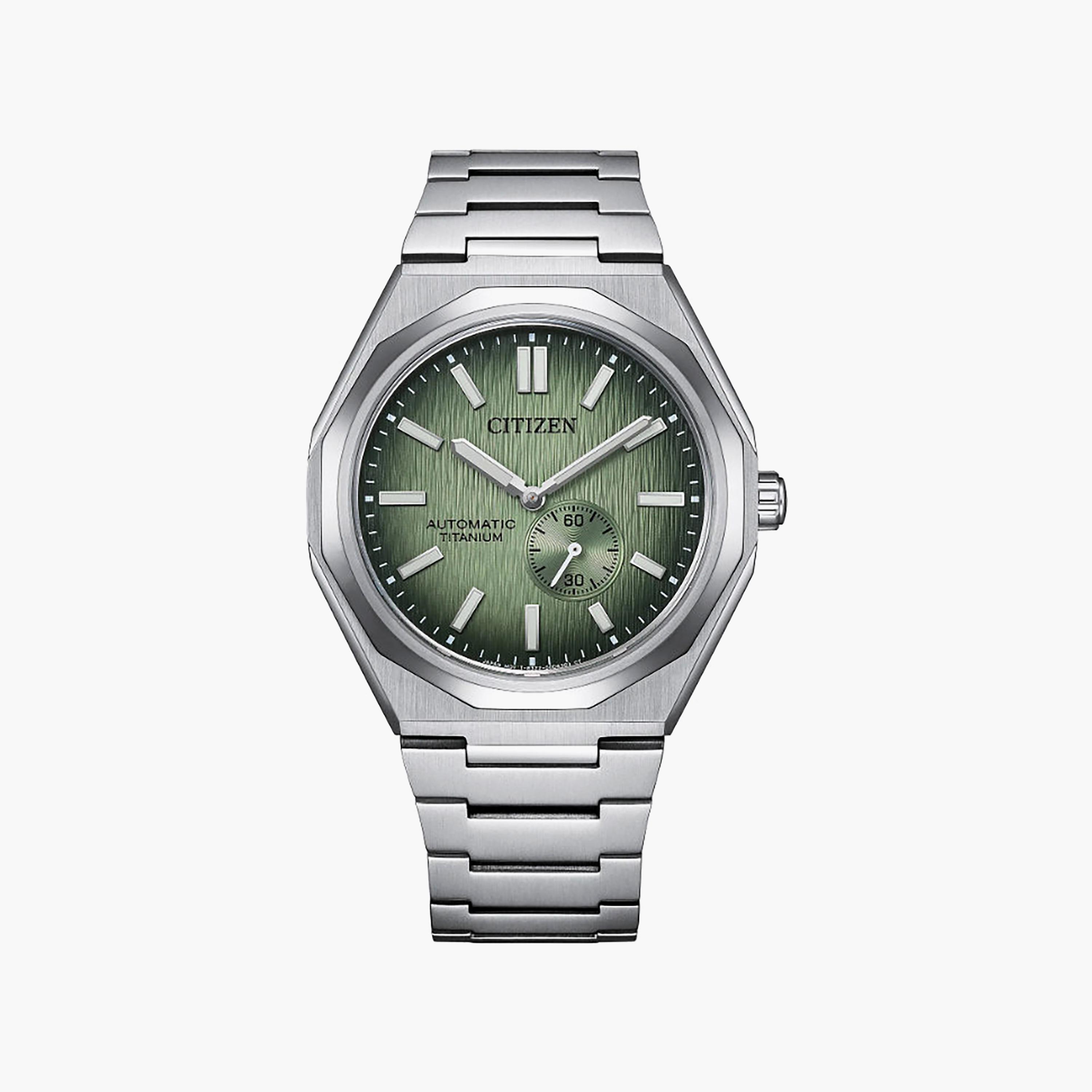 Citizen Men's 40.5MM Silver Automatic Stainless Steel Watch | NK5020-58X-men-watchesandjewellery-watches-image-1
