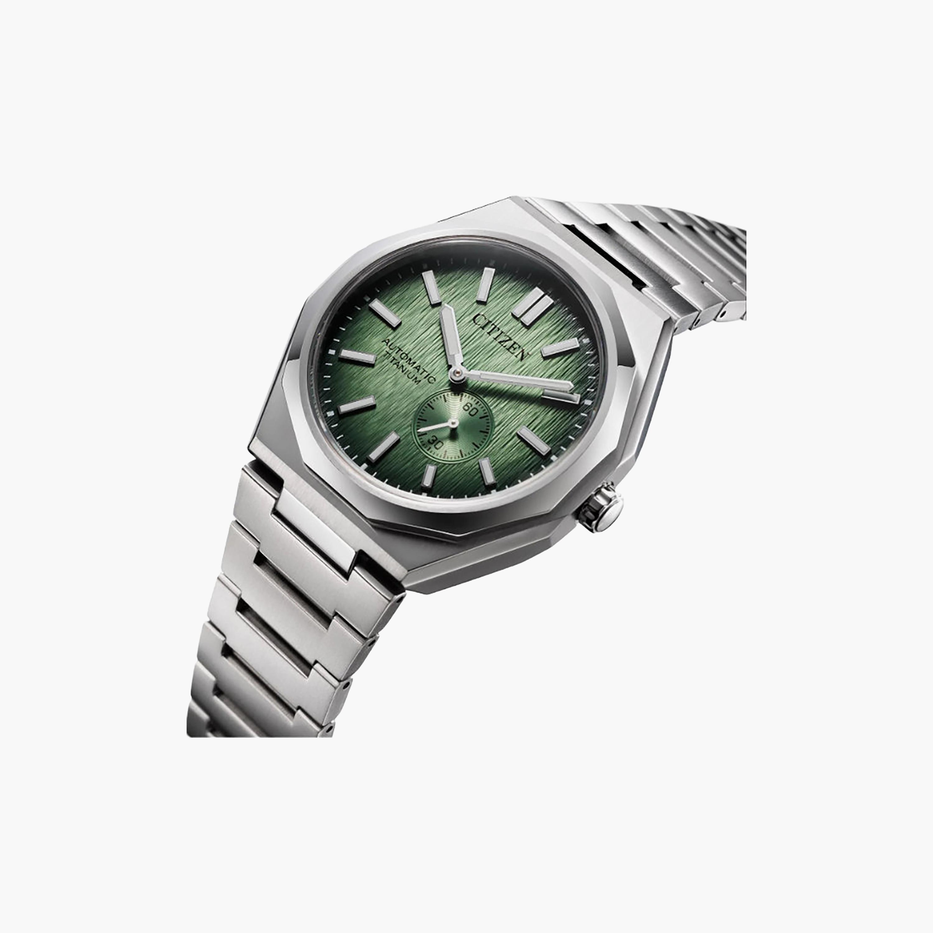 Citizen Men's 40.5MM Silver Automatic Stainless Steel Watch | NK5020-58X-men-watchesandjewellery-watches-image-2