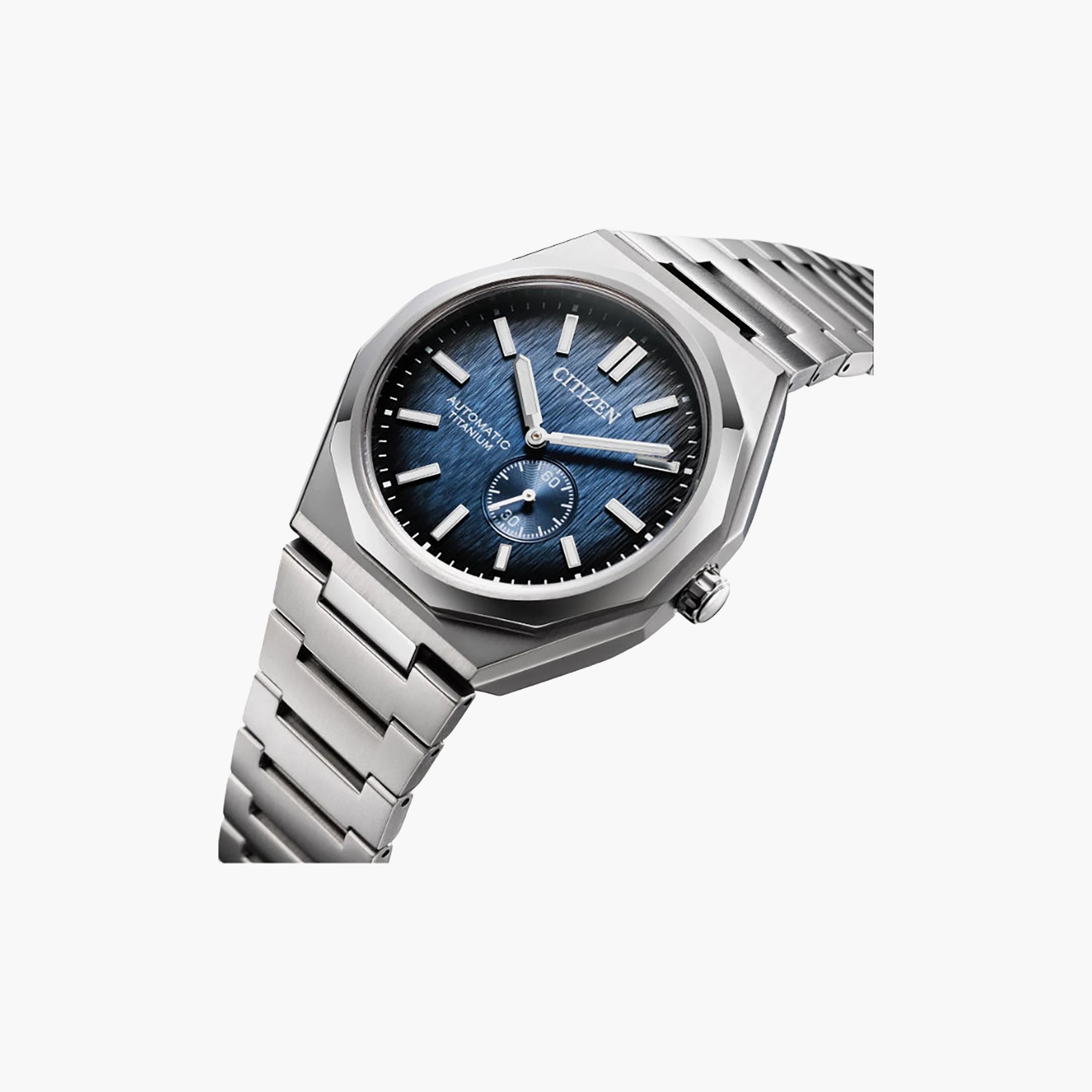 Citizen Men's 40.5MM Silver Automatic Stainless Steel Watch | NK5020-58M-men-watchesandjewellery-watches-image-2
