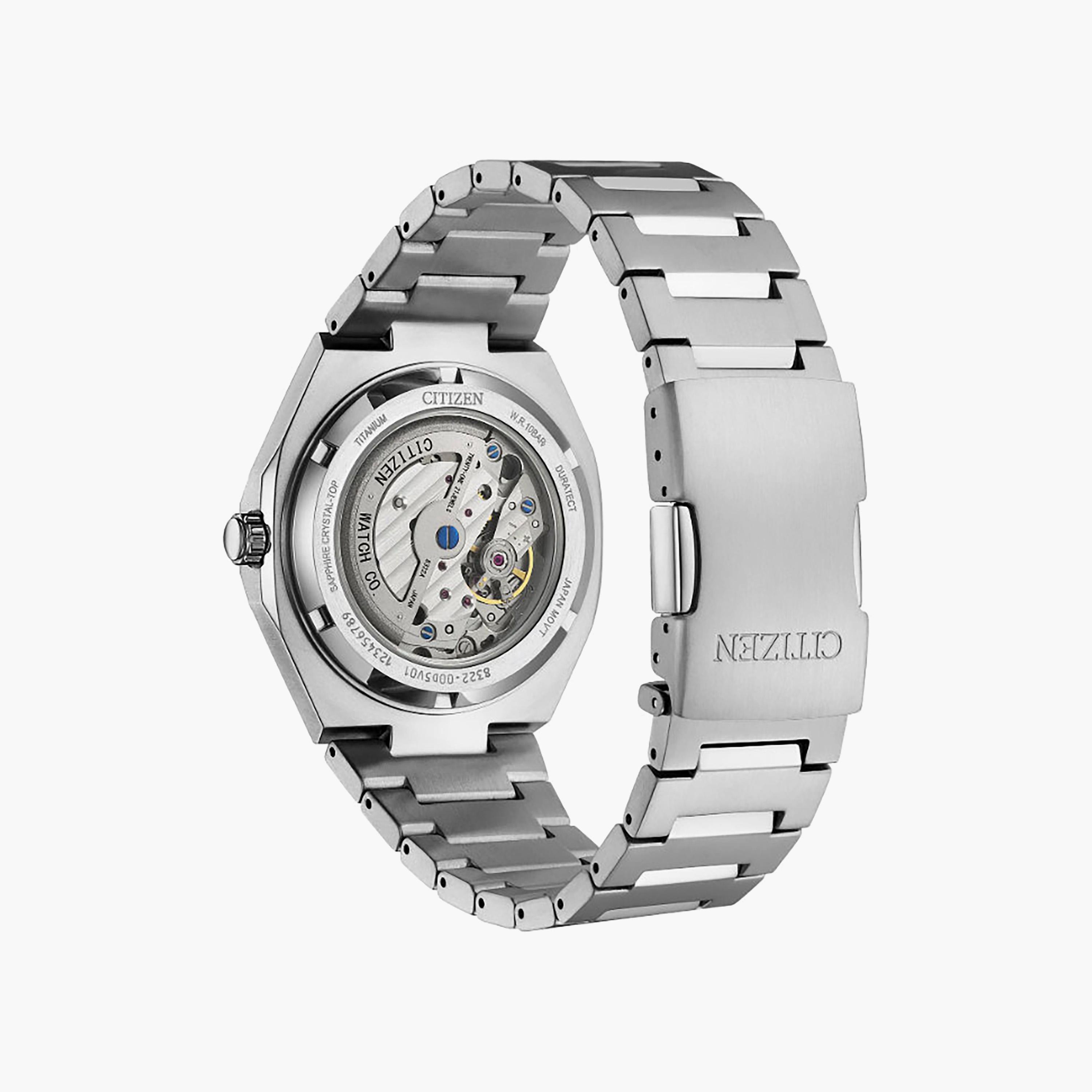 Citizen Men's 40.5MM Silver Automatic Stainless Steel Watch | NK5020-58M-men-watchesandjewellery-watches-image-4