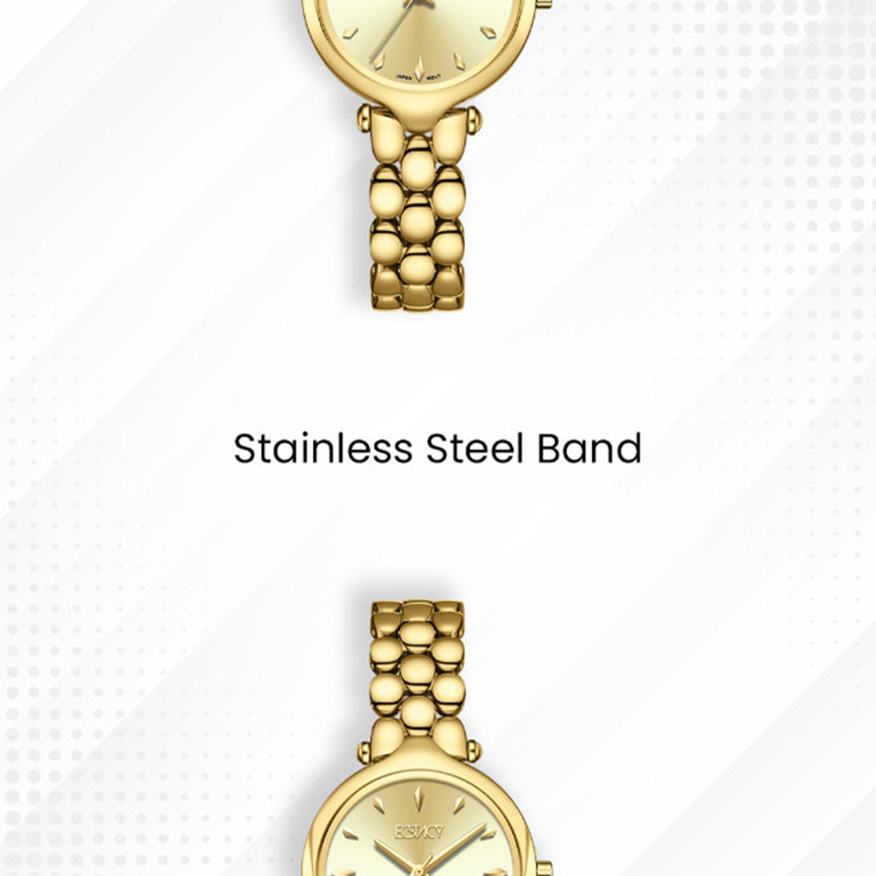 Ecstacy Women's 28MM Gold Analog Stainless Steel Watch | E25503-GBGC-women-watchesandjewellery-watches-image-5