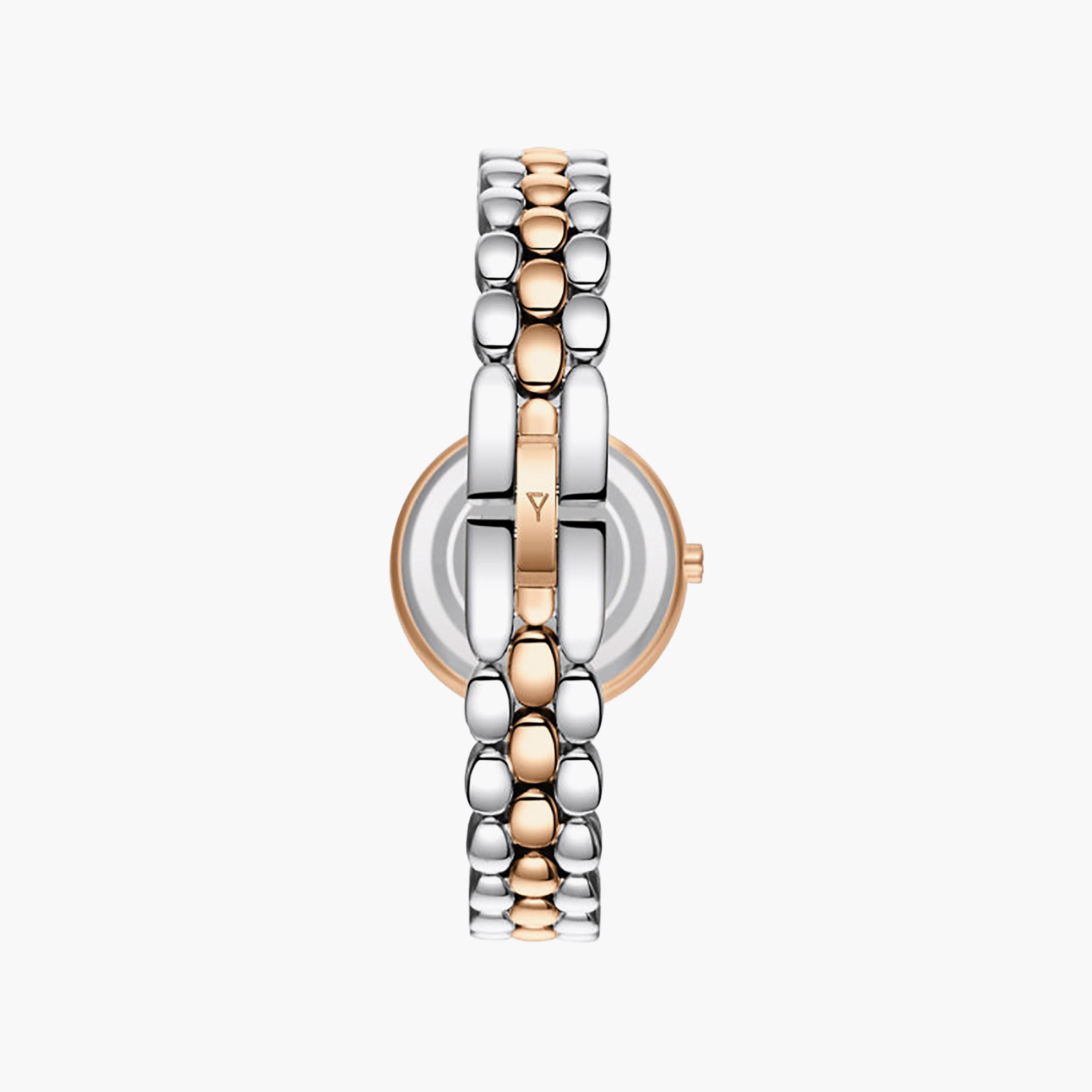 Ecstacy Women's 28MM Silver Analog Stainless Steel Watch | E25503-GBKS-women-watchesandjewellery-watches-image-3