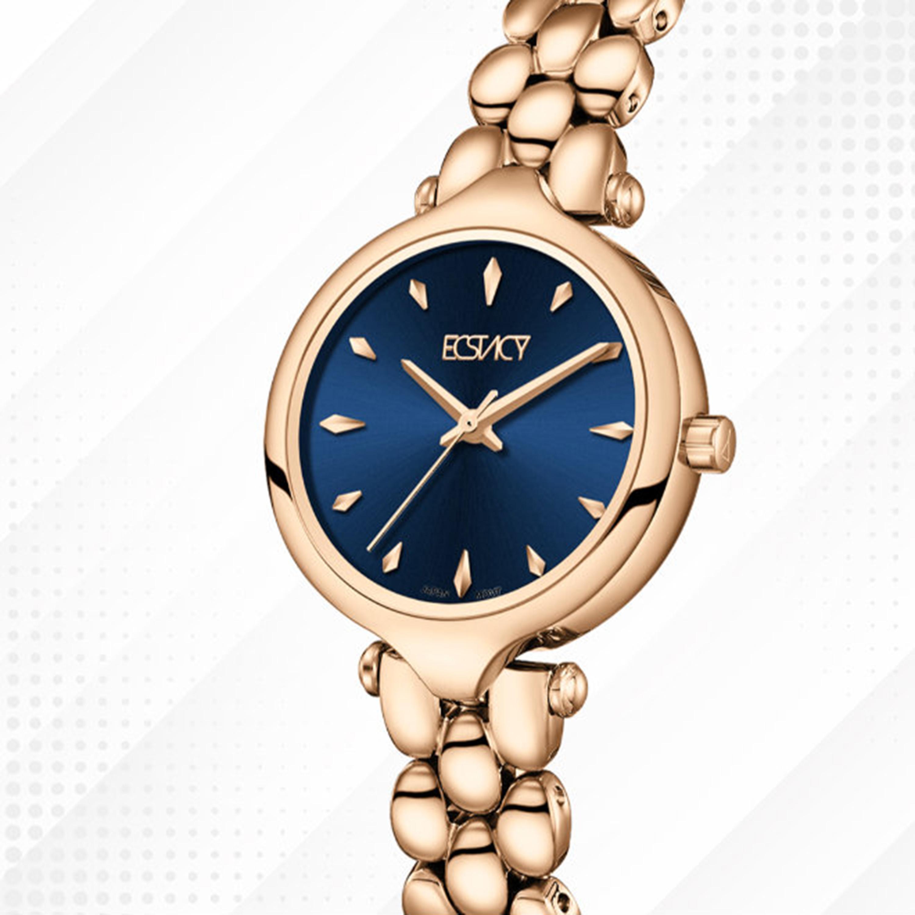 Ecstacy Women's 28MM Blue Analog Stainless Steel Watch | E25503-RBKN-women-watchesandjewellery-watches-image-6