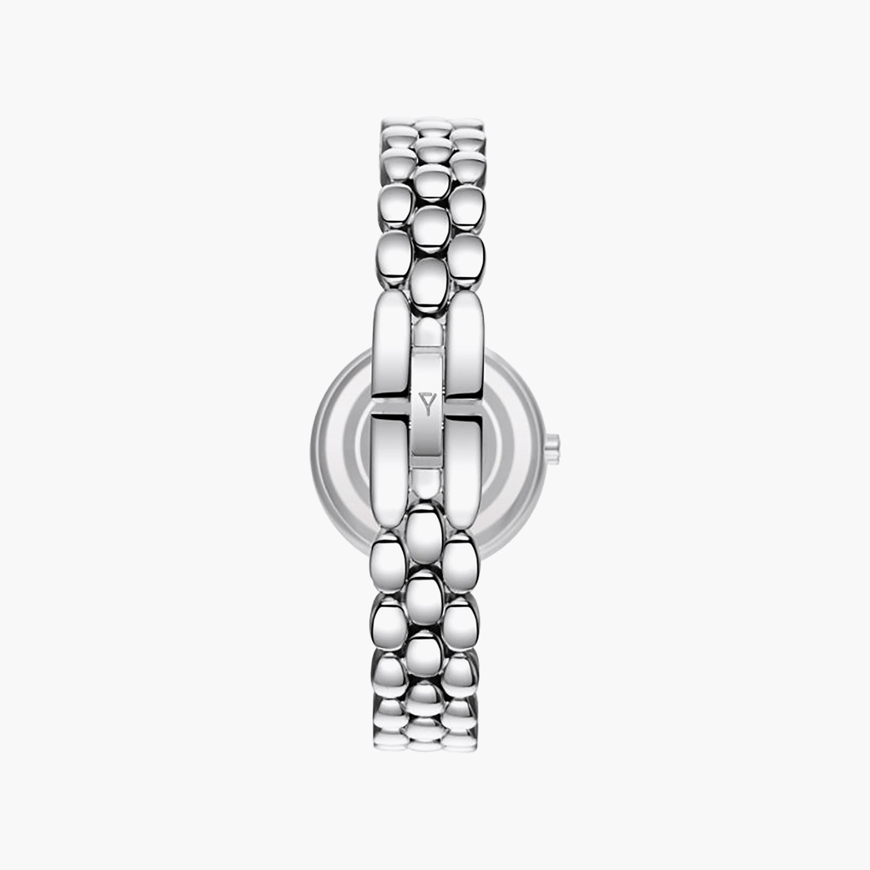 Ecstacy Women's 28MM Yellow Analog Stainless Steel Watch | E25503-SBSI-women-watchesandjewellery-watches-image-3