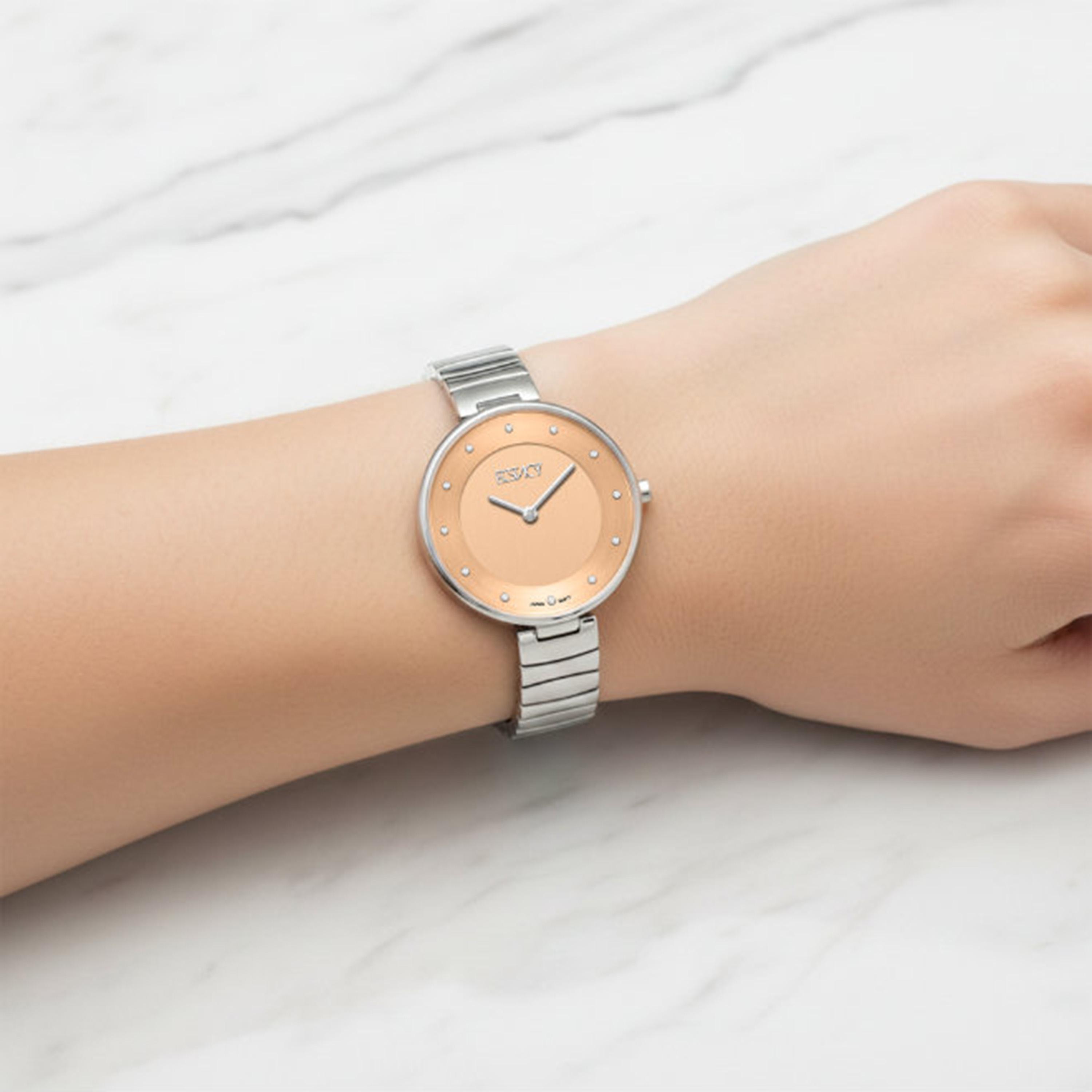 Ecstacy Women's 31MM Orange Analog Stainless Steel Watch | E25504-SBSO-women-watchesandjewellery-watches-image-8