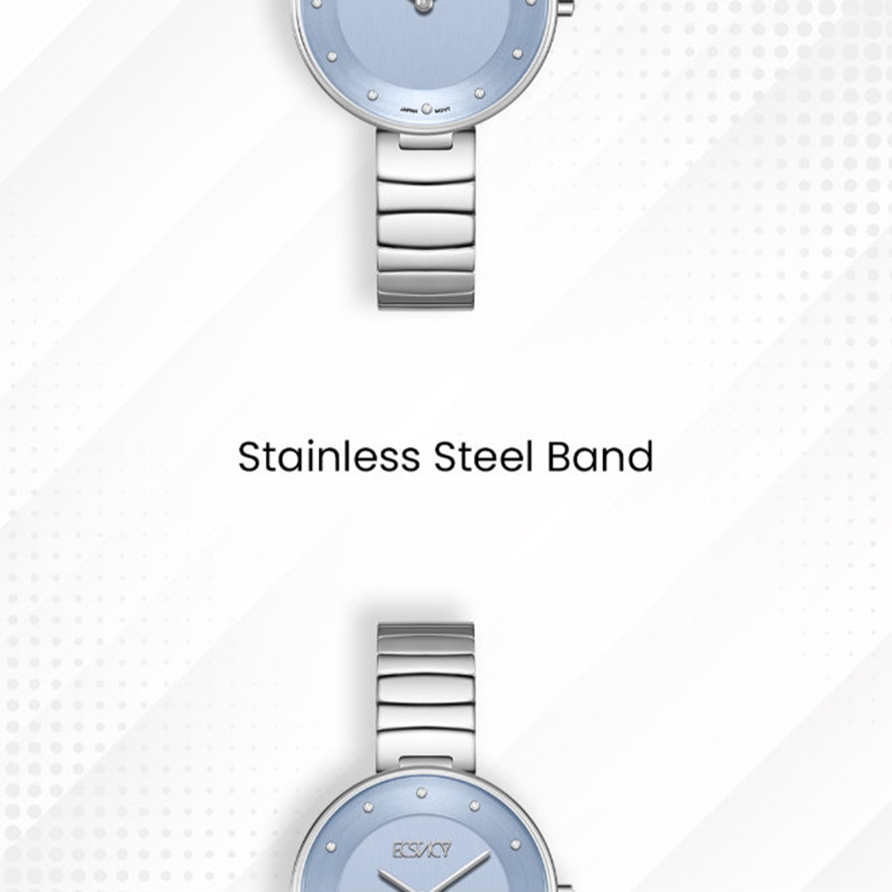 Ecstacy Women's 31MM Blue Analog Stainless Steel Watch | E25504-SBSL-women-watchesandjewellery-watches-image-5