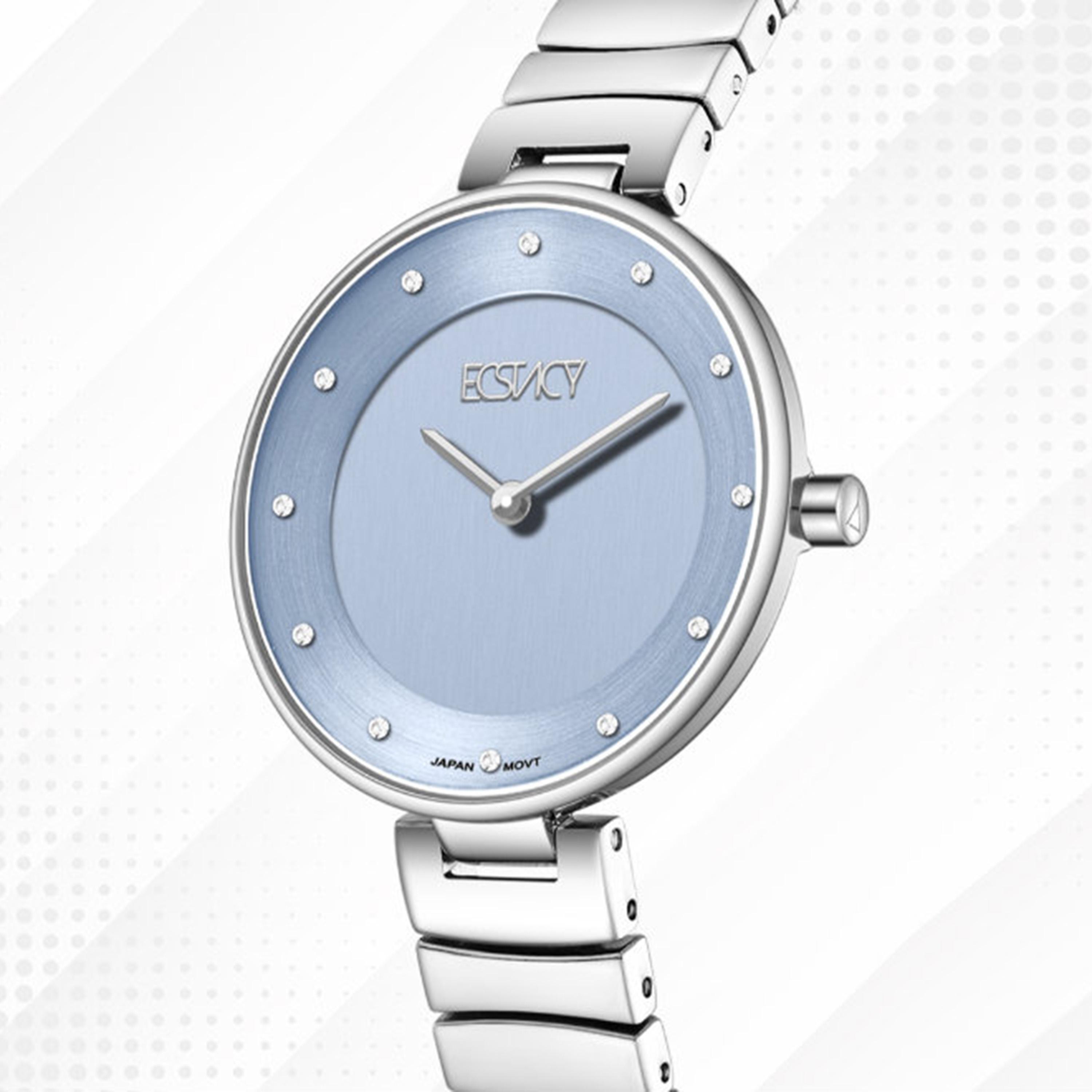 Ecstacy Women's 31MM Blue Analog Stainless Steel Watch | E25504-SBSL-women-watchesandjewellery-watches-image-6