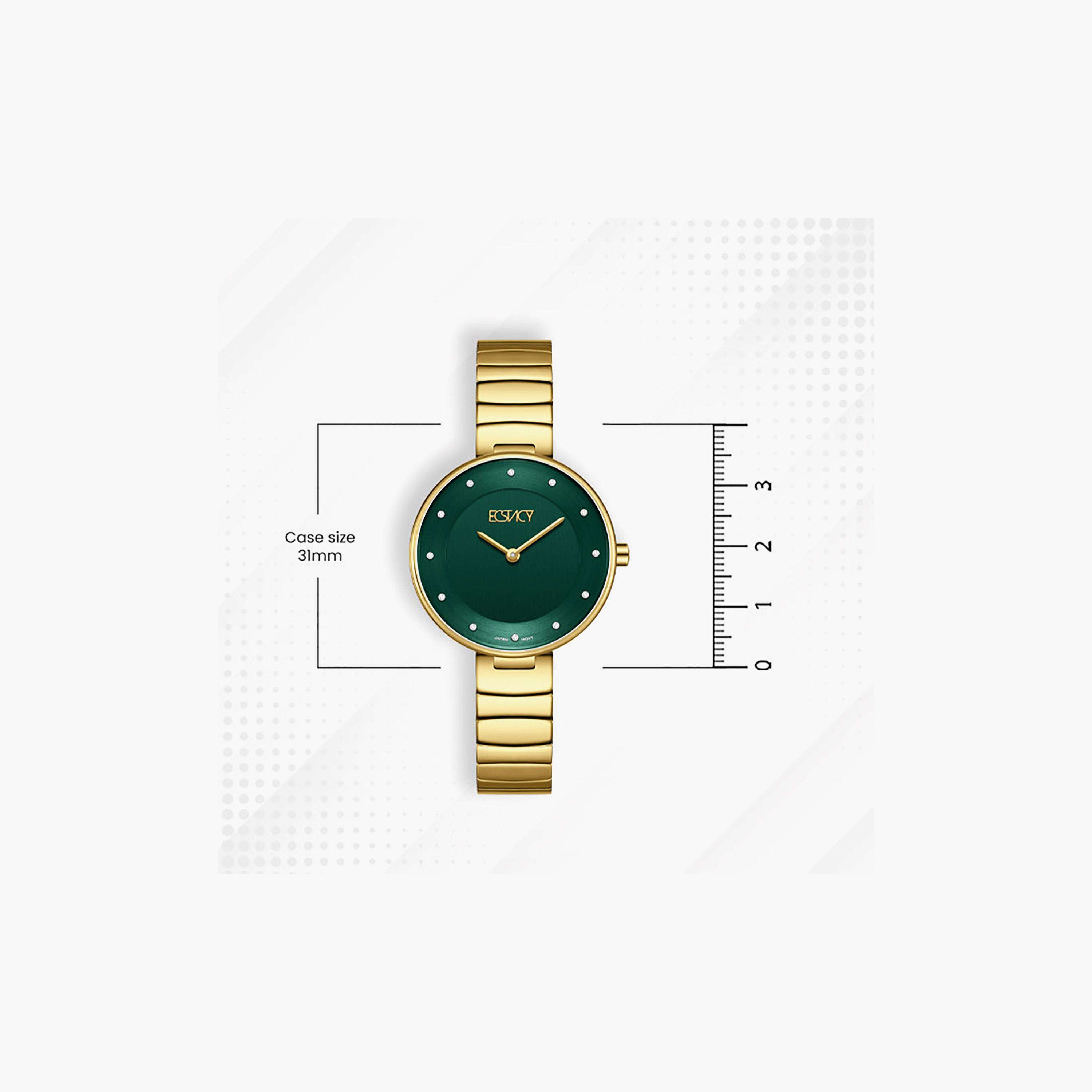 Ecstacy Women's 31MM Green Analog Stainless Steel Watch | E25504-GBGG-women-watchesandjewellery-watches-image-4