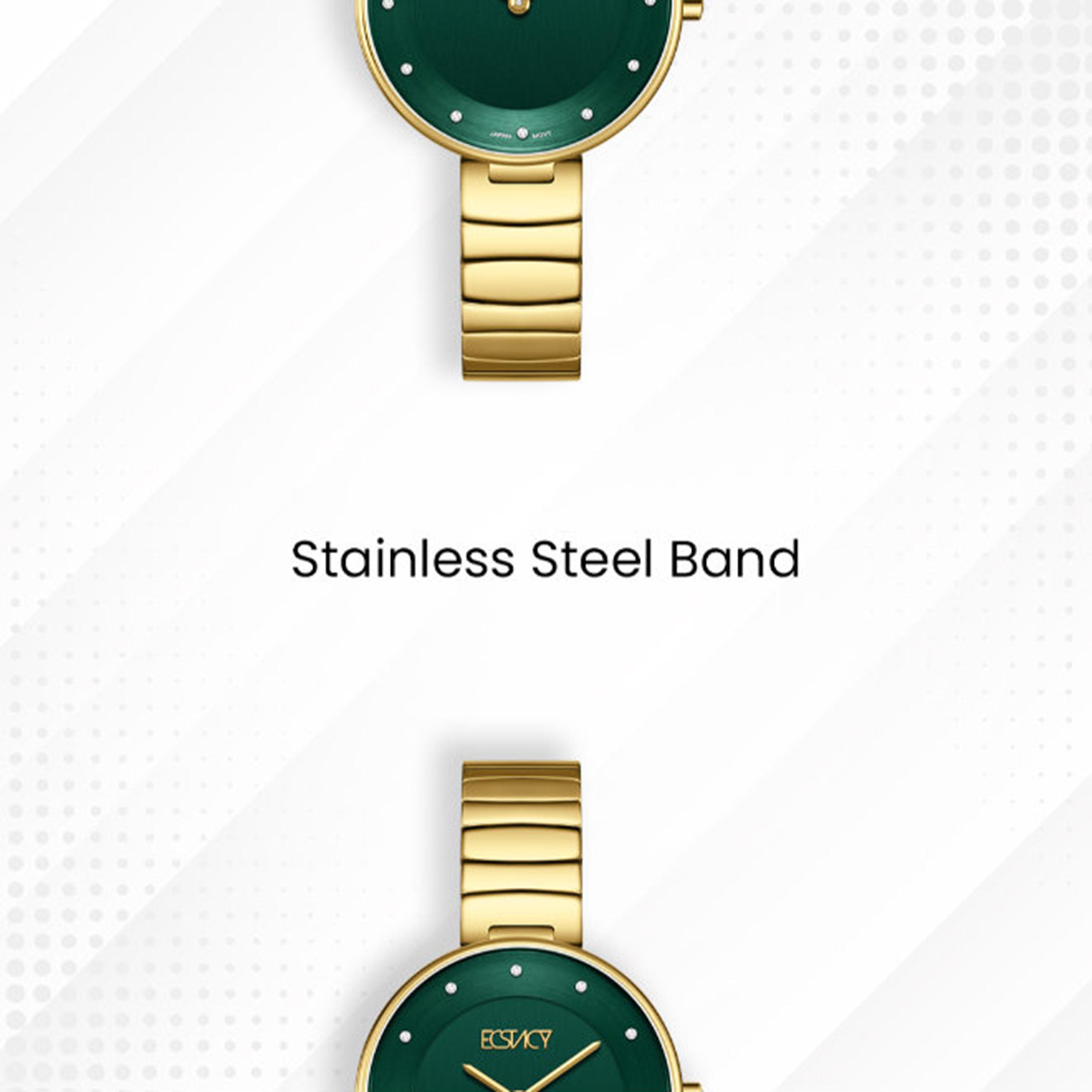 Ecstacy Women's 31MM Green Analog Stainless Steel Watch | E25504-GBGG-women-watchesandjewellery-watches-image-5