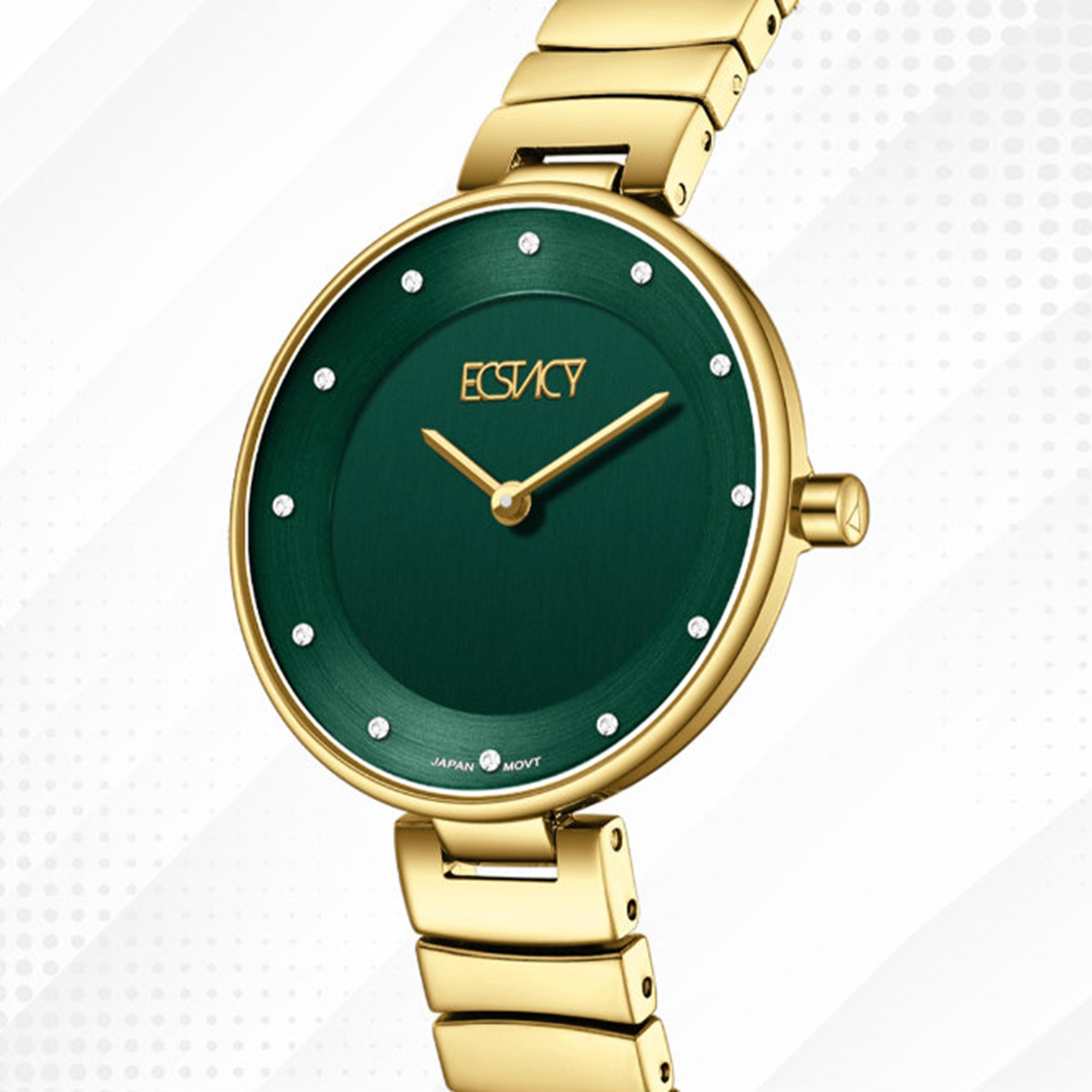 Ecstacy Women's 31MM Green Analog Stainless Steel Watch | E25504-GBGG-women-watchesandjewellery-watches-image-6