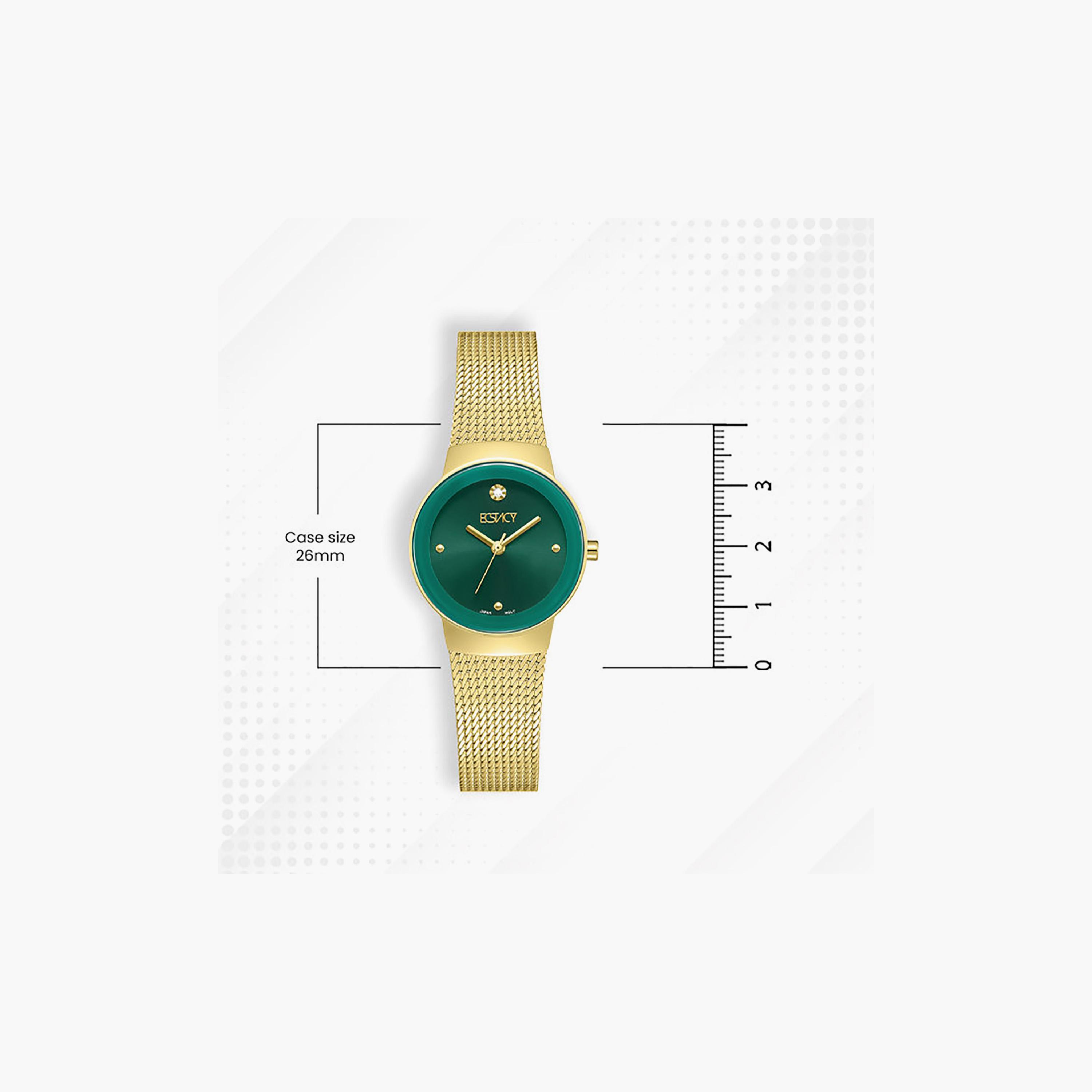 Ecstacy Women's 26MM Green Analog Stainless Steel Watch | E25505-GMGG-women-watchesandjewellery-watches-image-3