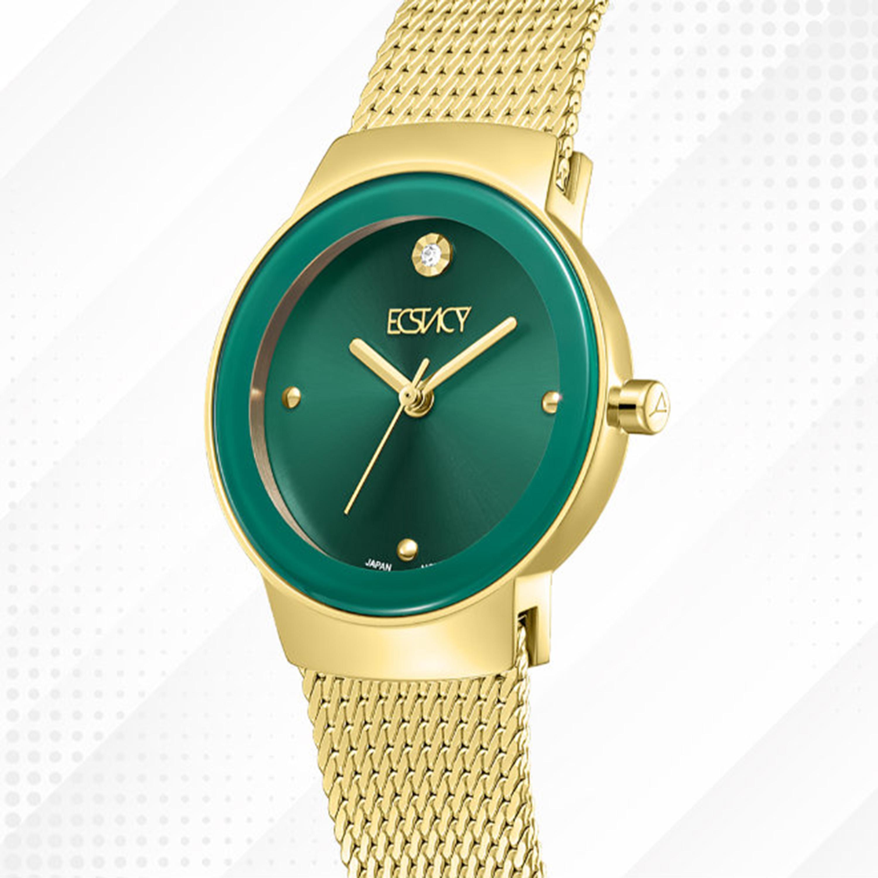 Ecstacy Women's 26MM Green Analog Stainless Steel Watch | E25505-GMGG-women-watchesandjewellery-watches-image-4