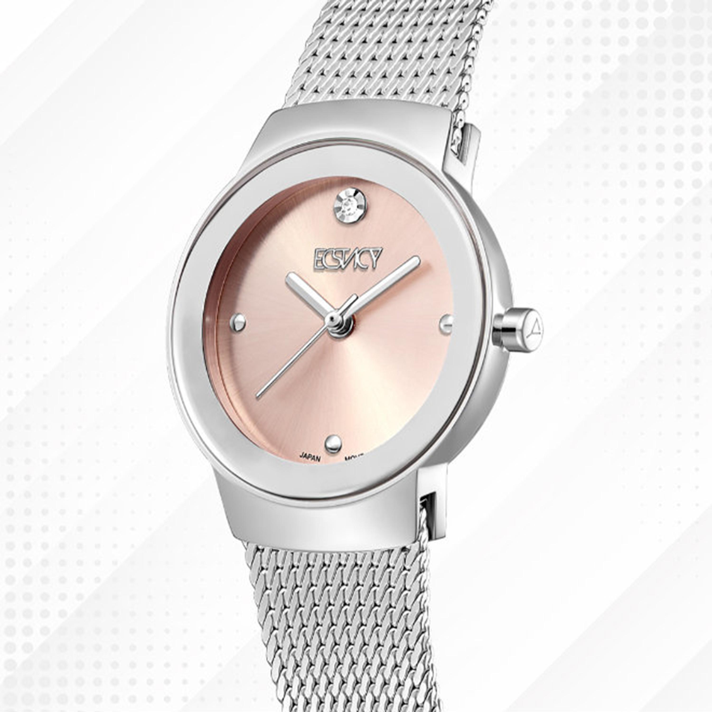 Ecstacy Women's 26MM Pink Analog Stainless Steel Watch | E25505-SMSP-women-watchesandjewellery-watches-image-6