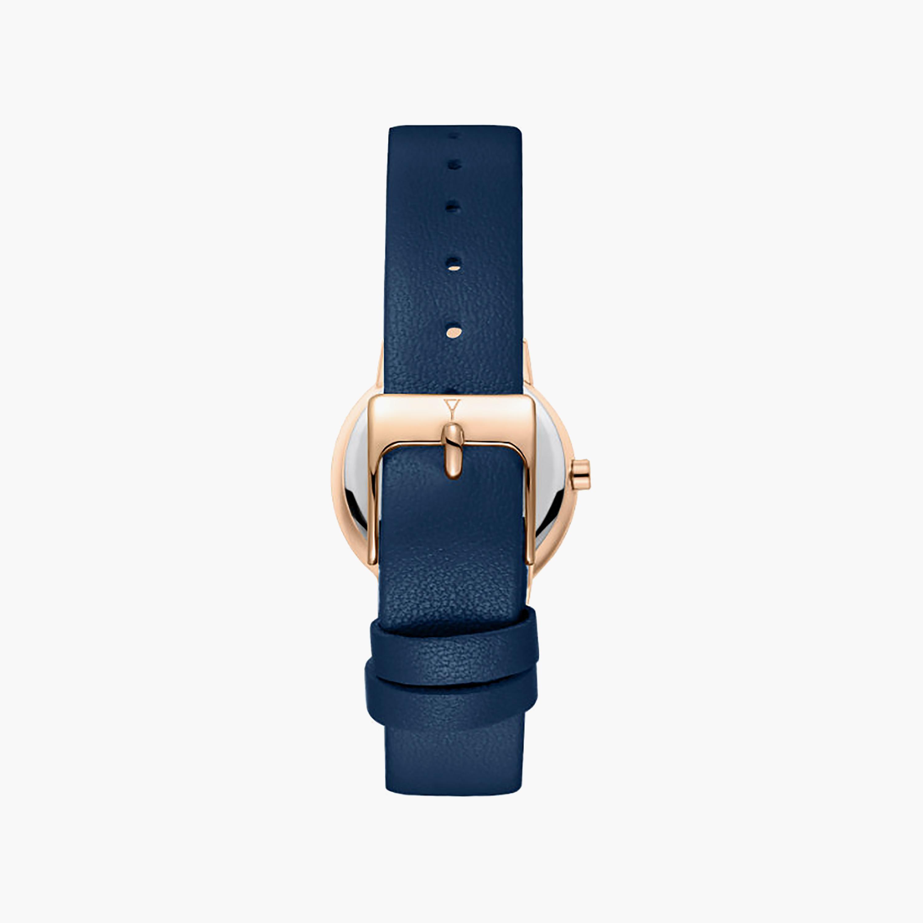 Ecstacy Women's 26MM Blue Analog Genuine Leather Watch | E25505-RLNN-women-watchesandjewellery-watches-image-3