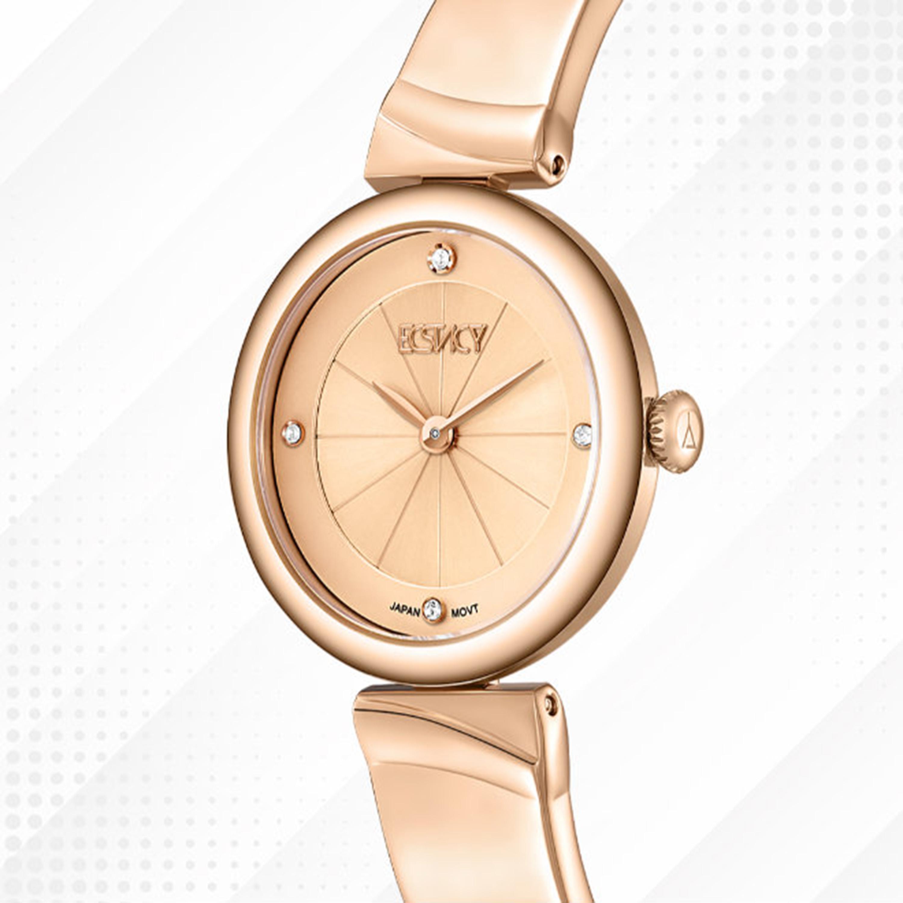 Ecstacy Women's 30MM Rose gold Analog Stainless Steel Watch | E25508-RBKK-women-watchesandjewellery-watches-image-6