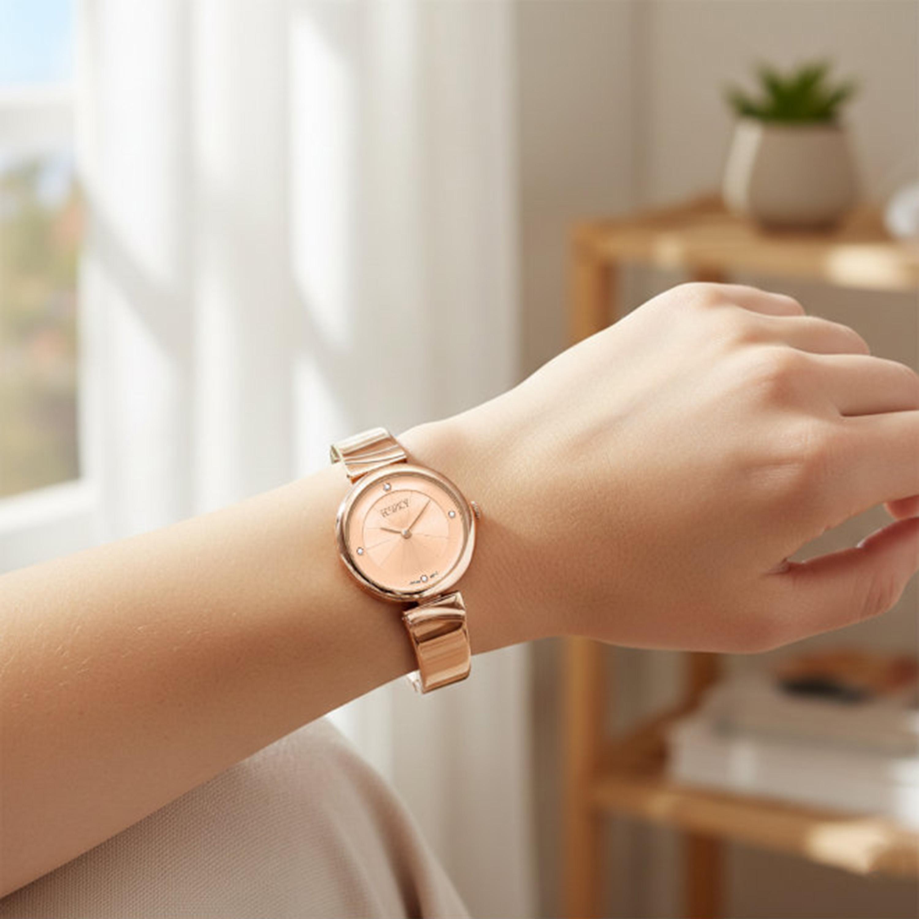 Ecstacy Women's 30MM Rose gold Analog Stainless Steel Watch | E25508-RBKK-women-watchesandjewellery-watches-image-8