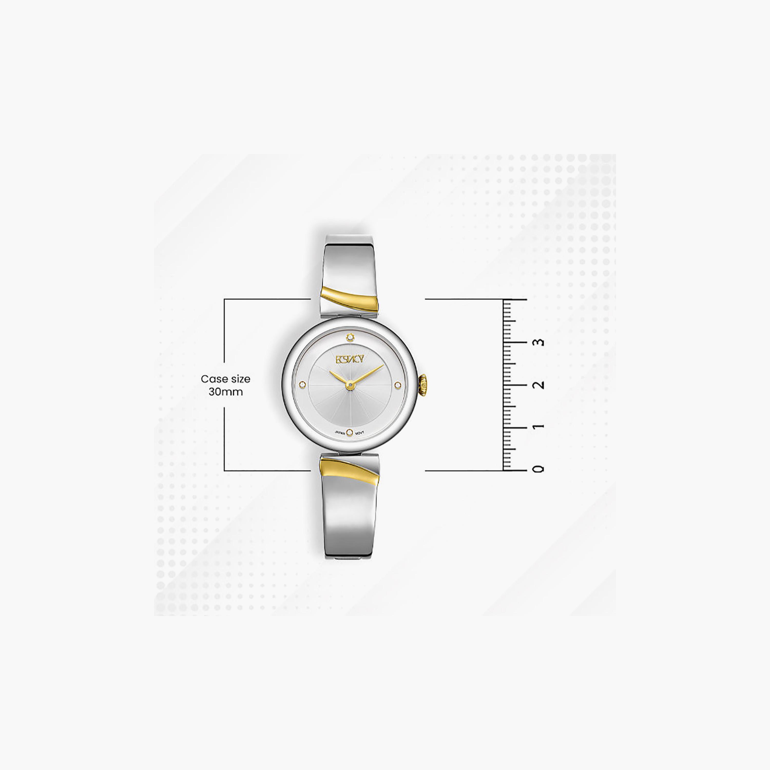 Ecstacy Women's 30MM Silver Analog Stainless Steel Watch | E25508-TBTS-women-watchesandjewellery-watches-image-4
