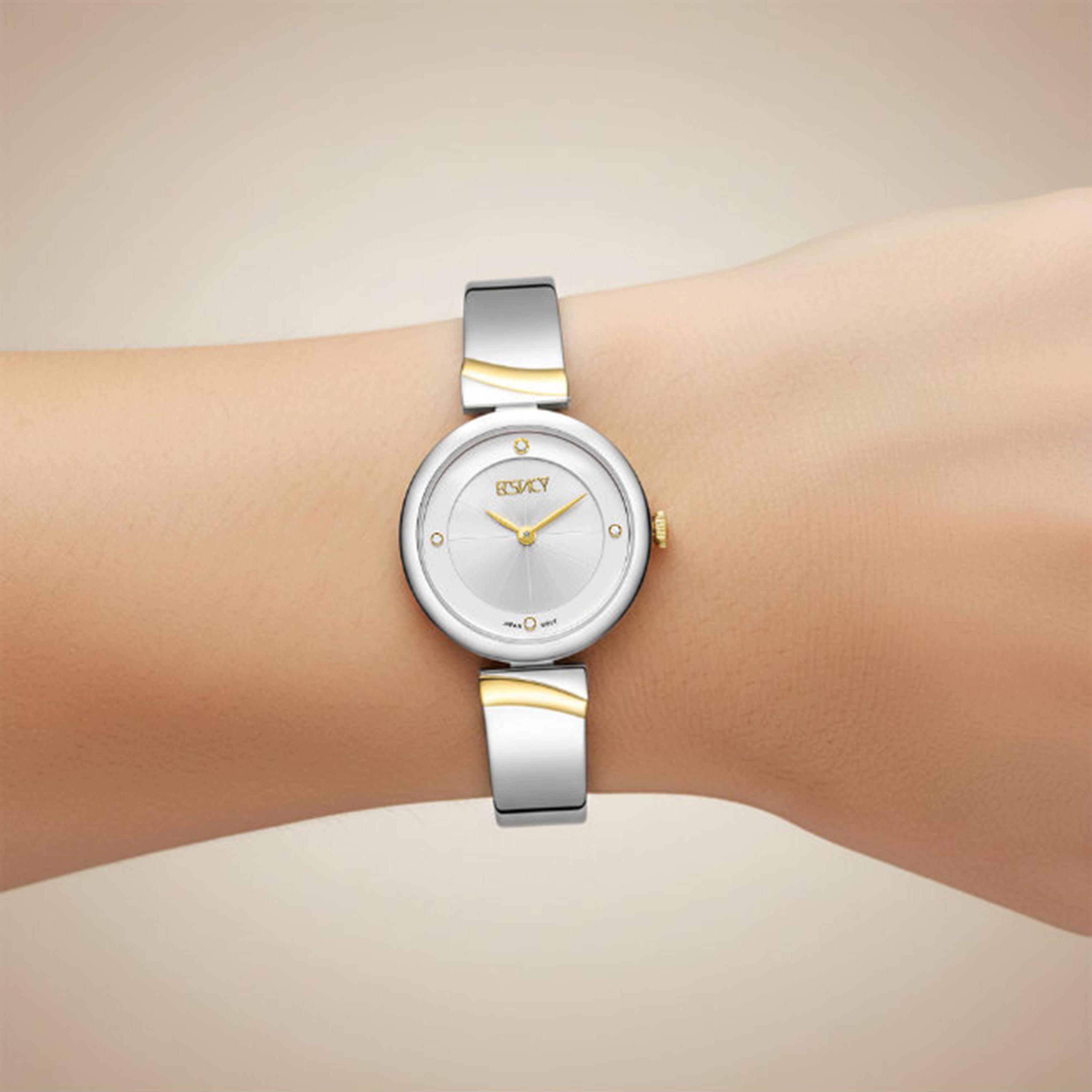 Ecstacy Women's 30MM Silver Analog Stainless Steel Watch | E25508-TBTS-women-watchesandjewellery-watches-image-8