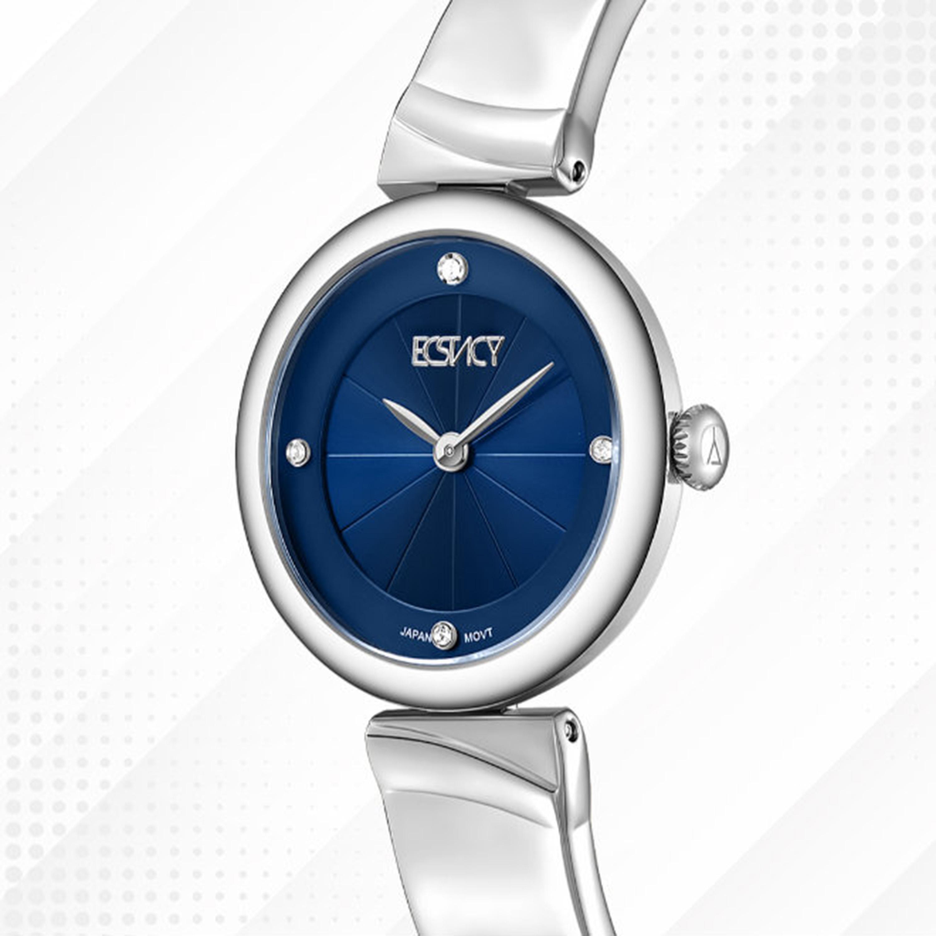 Ecstacy Women's 30MM Blue Analog Stainless Steel Watch | E25508-SBSN-women-watchesandjewellery-watches-image-6