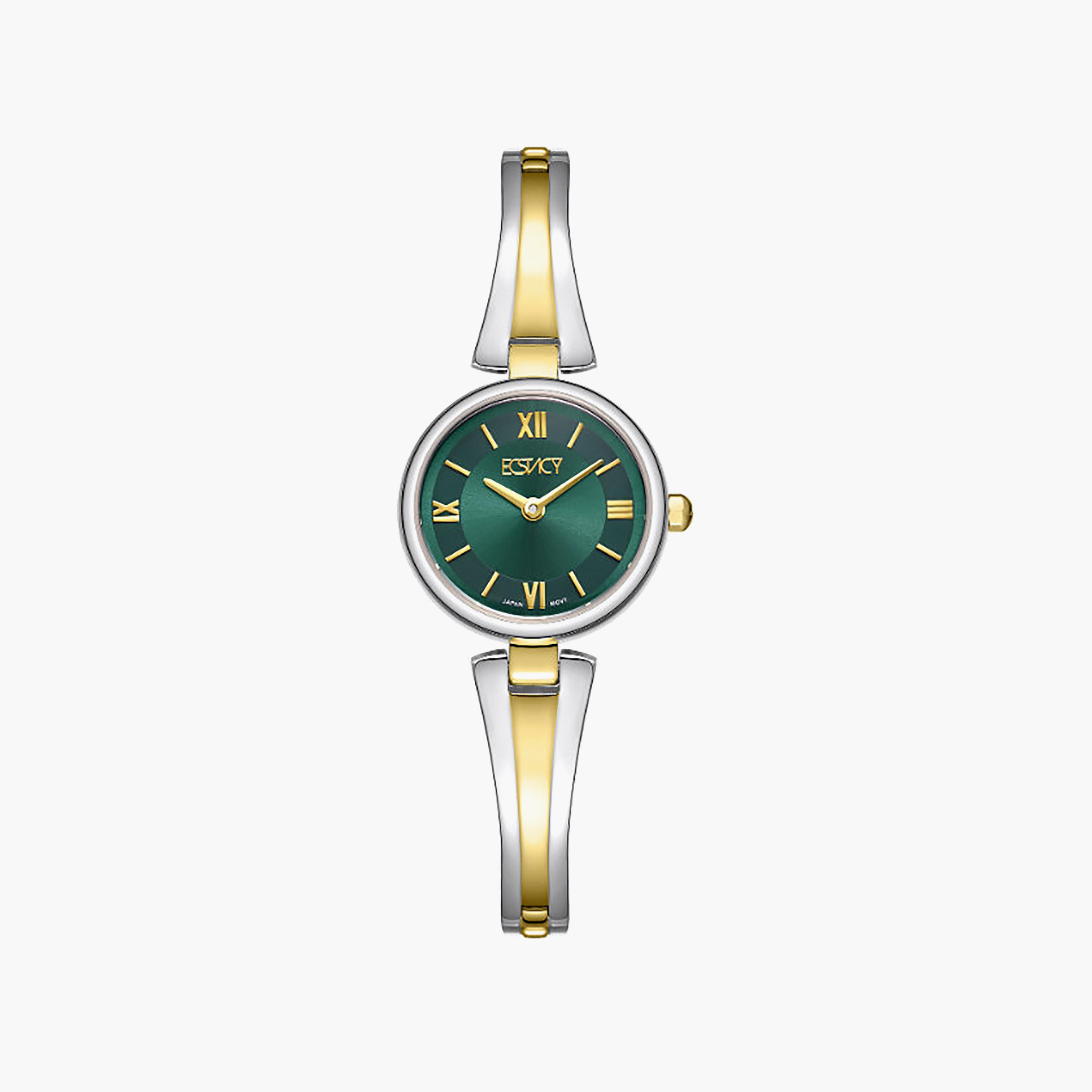 Ecstacy Women's 24MM Green Analog Stainless Steel Watch | E25509-TBTG-women-watchesandjewellery-watches-image-1