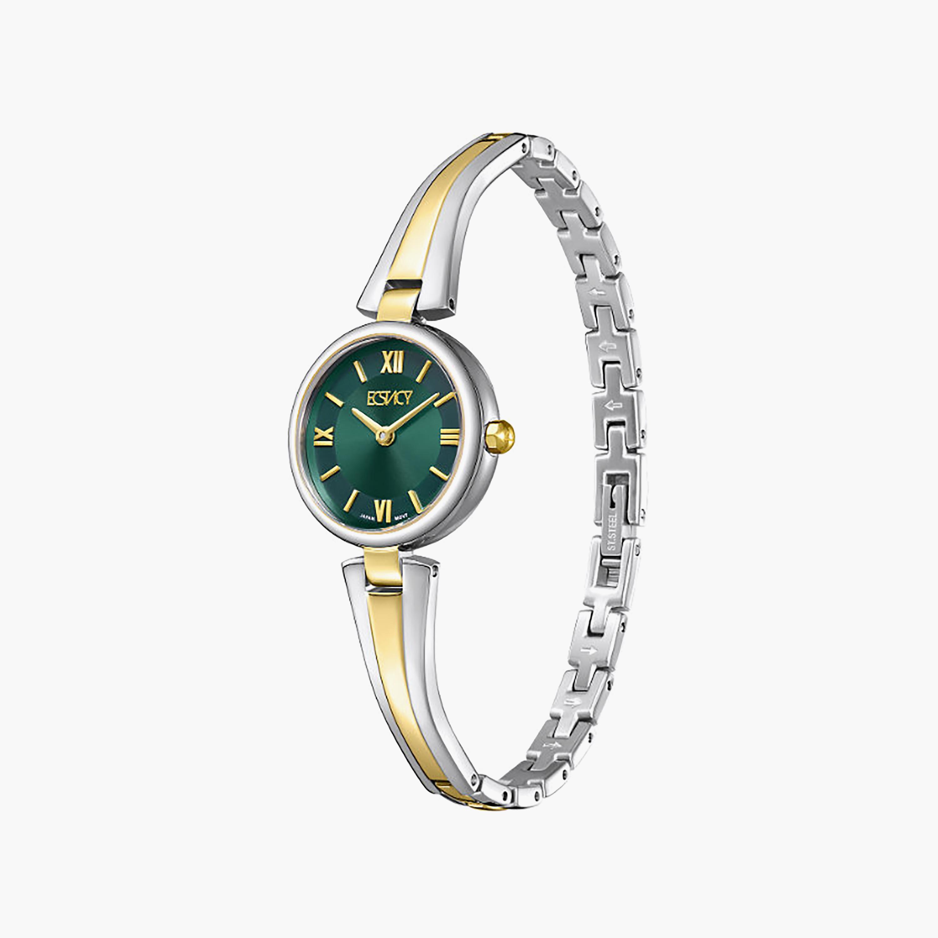 Ecstacy Women's 24MM Green Analog Stainless Steel Watch | E25509-TBTG-women-watchesandjewellery-watches-image-2