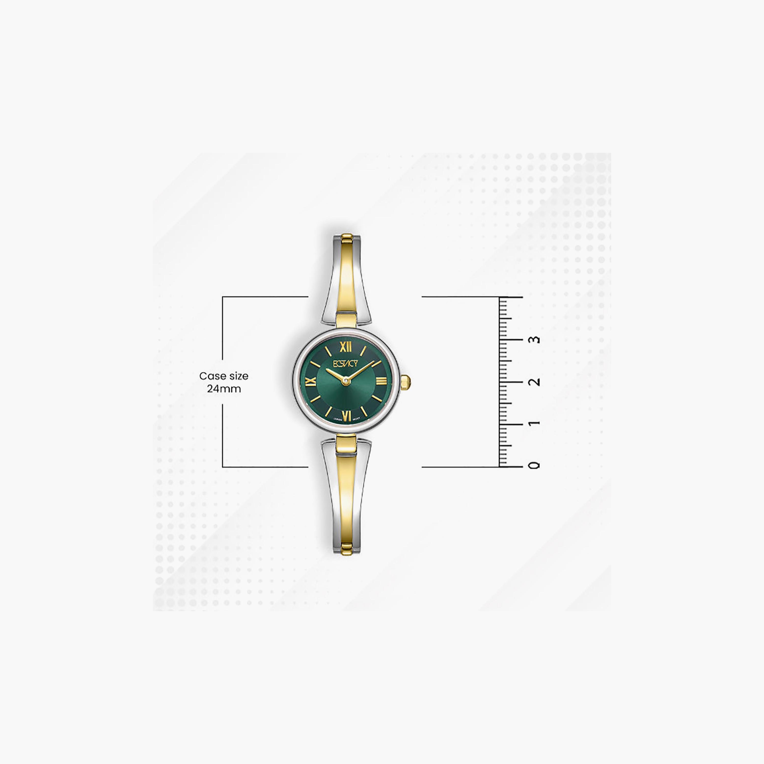 Ecstacy Women's 24MM Green Analog Stainless Steel Watch | E25509-TBTG-women-watchesandjewellery-watches-image-4