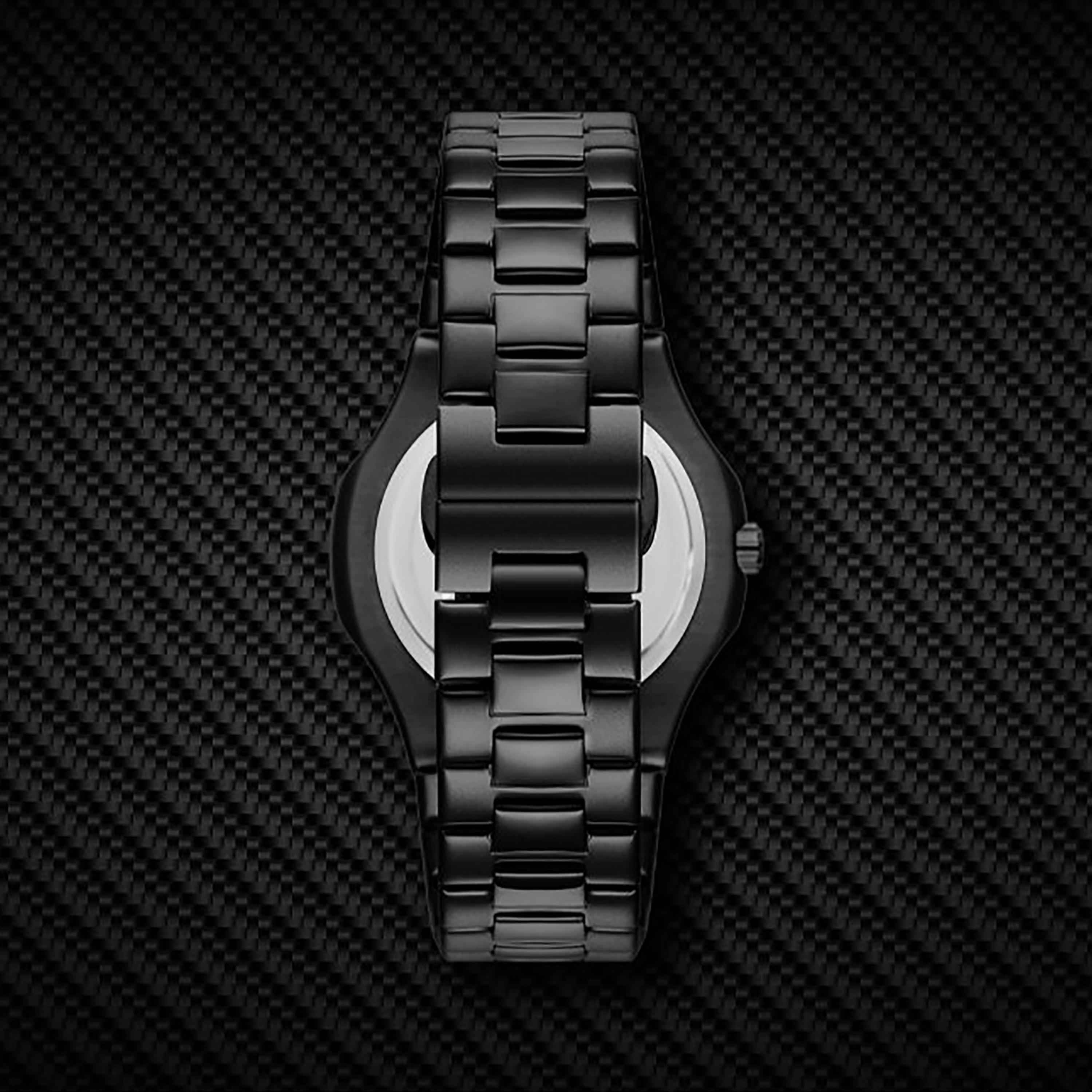 Kenneth Scott Men's 42.7MM Black Analog Stainless Steel Watch | K25002-BBBB-men-watchesandjewellery-watches-image-11
