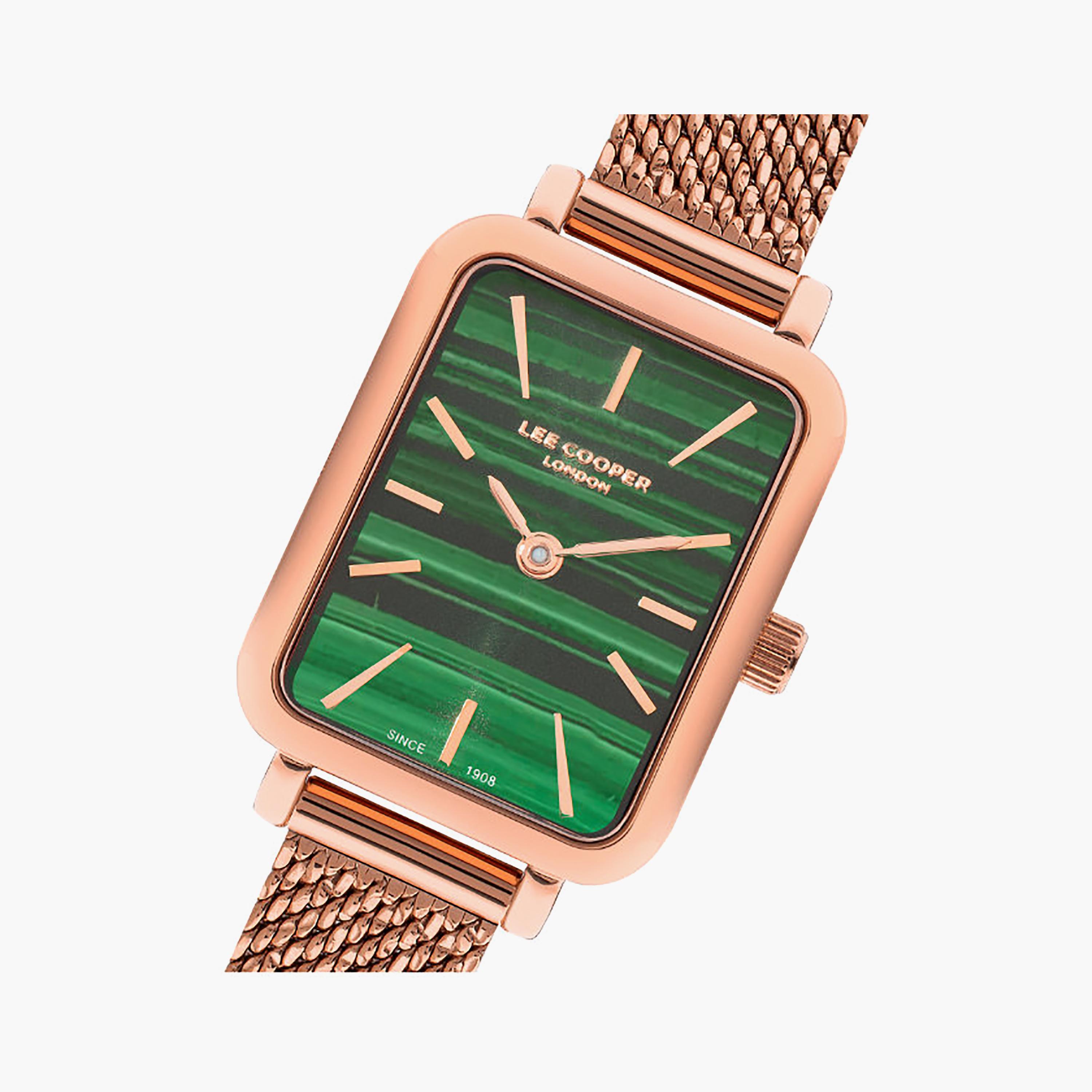 Lee Cooper Women's 20.5MM Green Analog Mesh Watch | LC07815.470-women-watchesandjewellery-watches-image-2