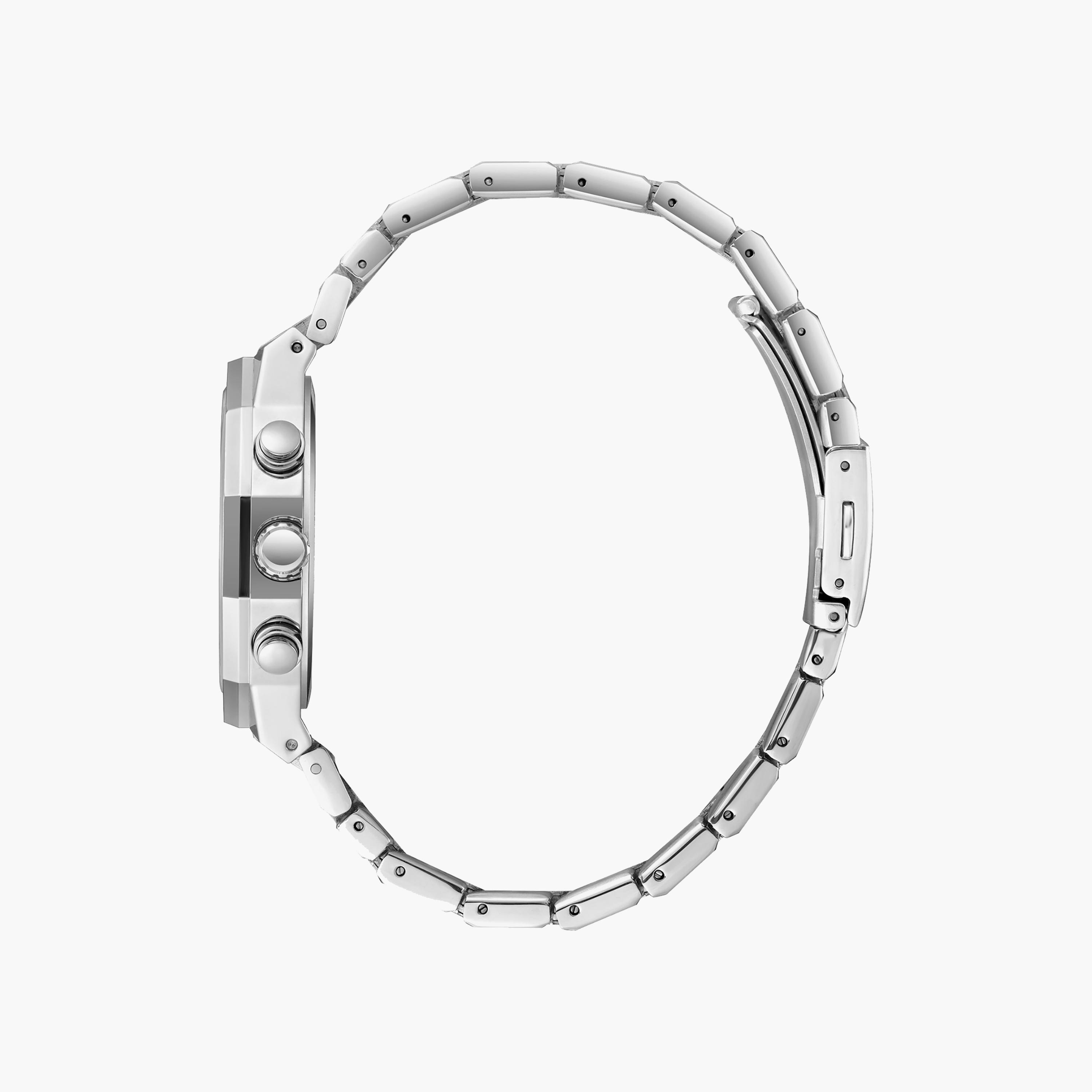 ساعة كرونوغراف معدن باللون الفضي 43 مم للرجال من لي كوبر | LC08218.350-men-watchesandjewellery-watches-image-3
