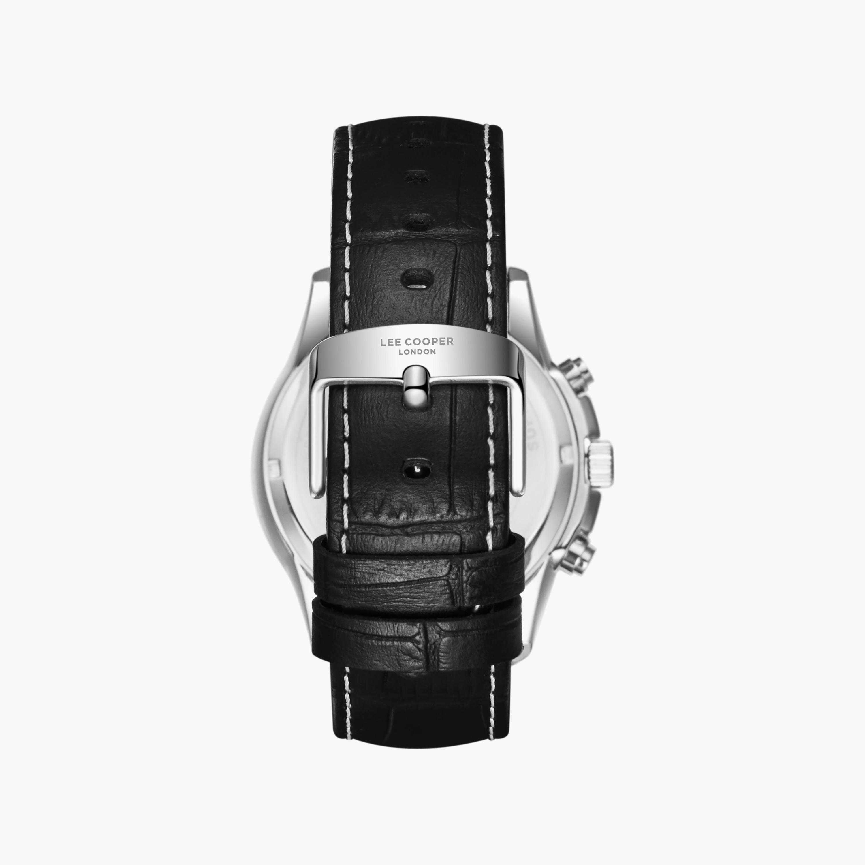 ساعة كرونوغراف جلد باللون الأسود 32 مم للرجال من لي كوبر | LC08239.331-men-watchesandjewellery-watches-image-4