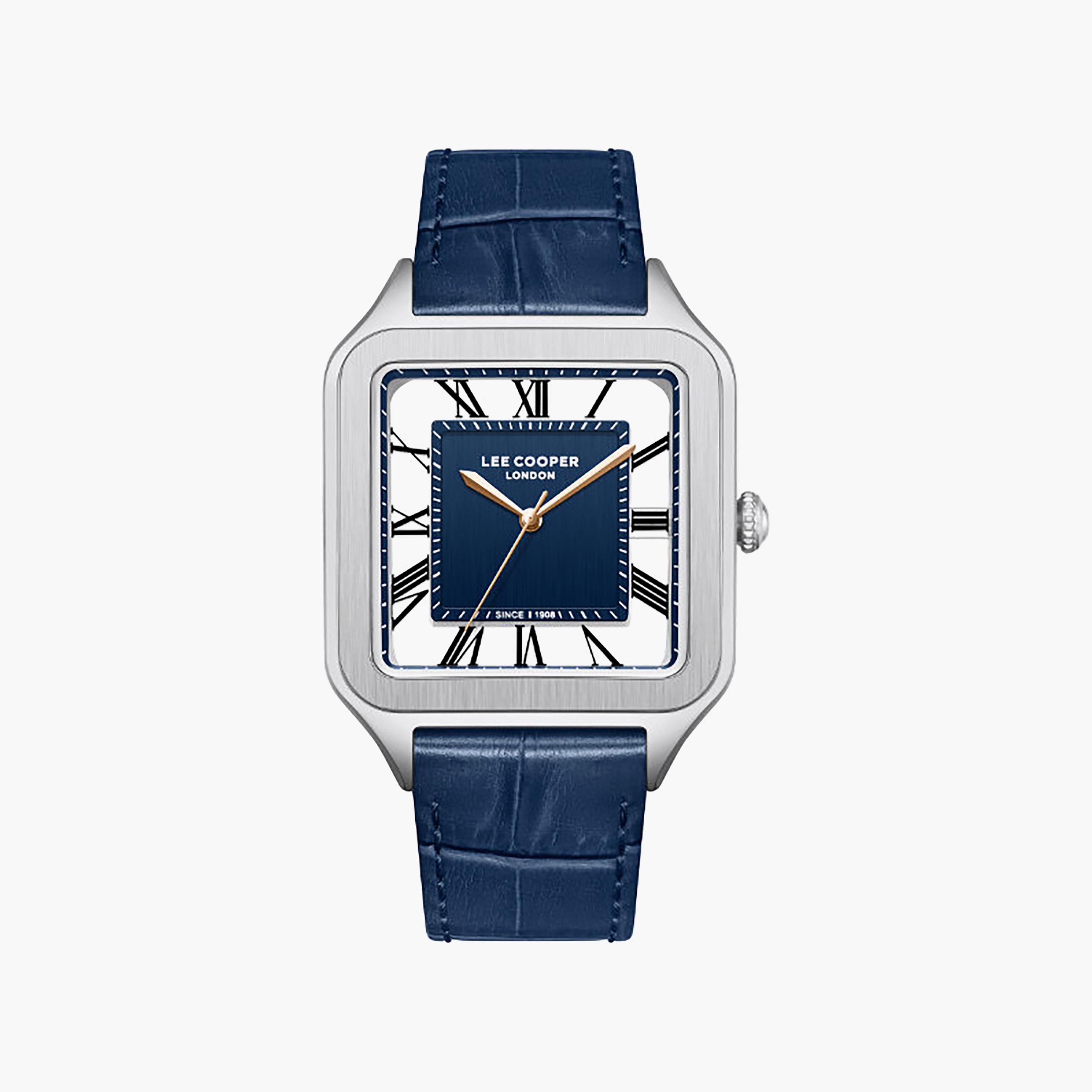 Lee Cooper Women's 30MM Blue Analog Leather Watch | LC08277.399-women-watchesandjewellery-watches-image-1