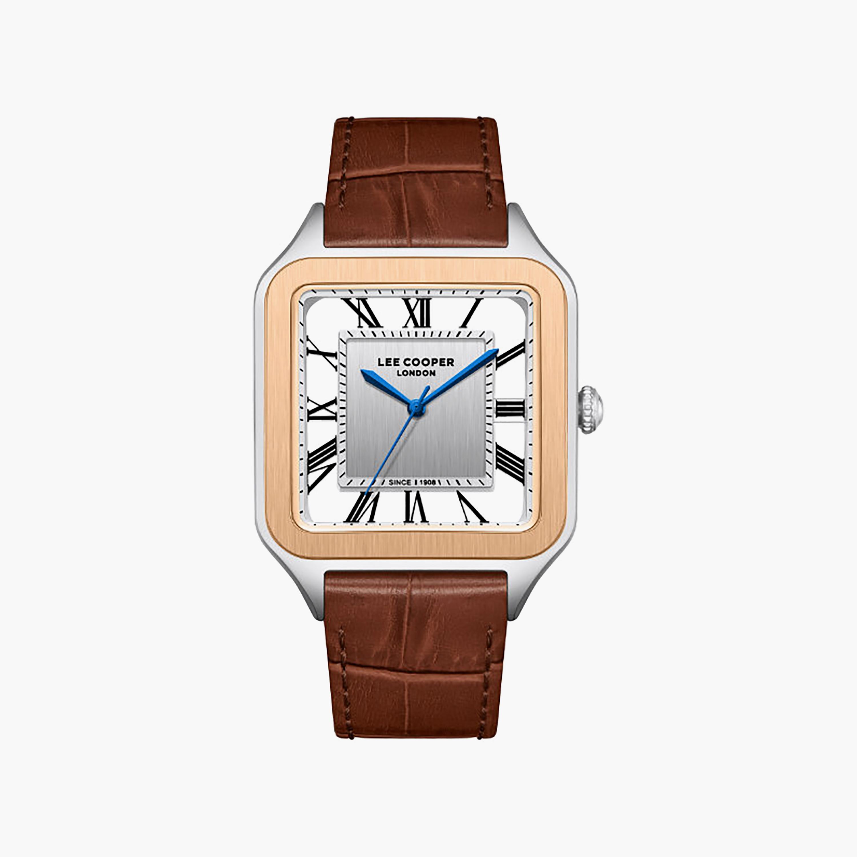 Lee Cooper Women's 21MM Brown Analog Leather Watch | LC08277.532-women-watchesandjewellery-watches-image-1