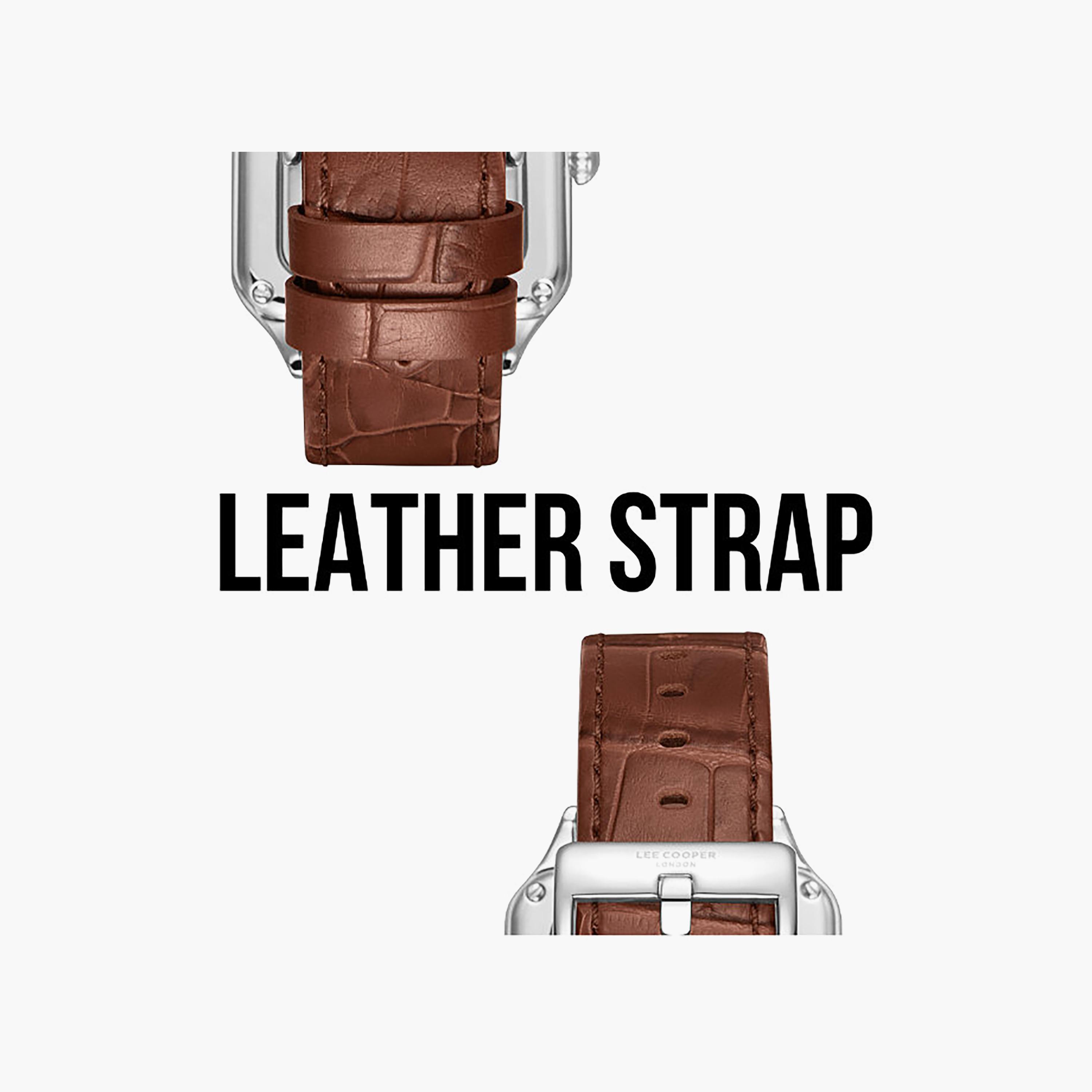 Lee Cooper Women's 21MM Brown Analog Leather Watch | LC08277.532-women-watchesandjewellery-watches-image-7