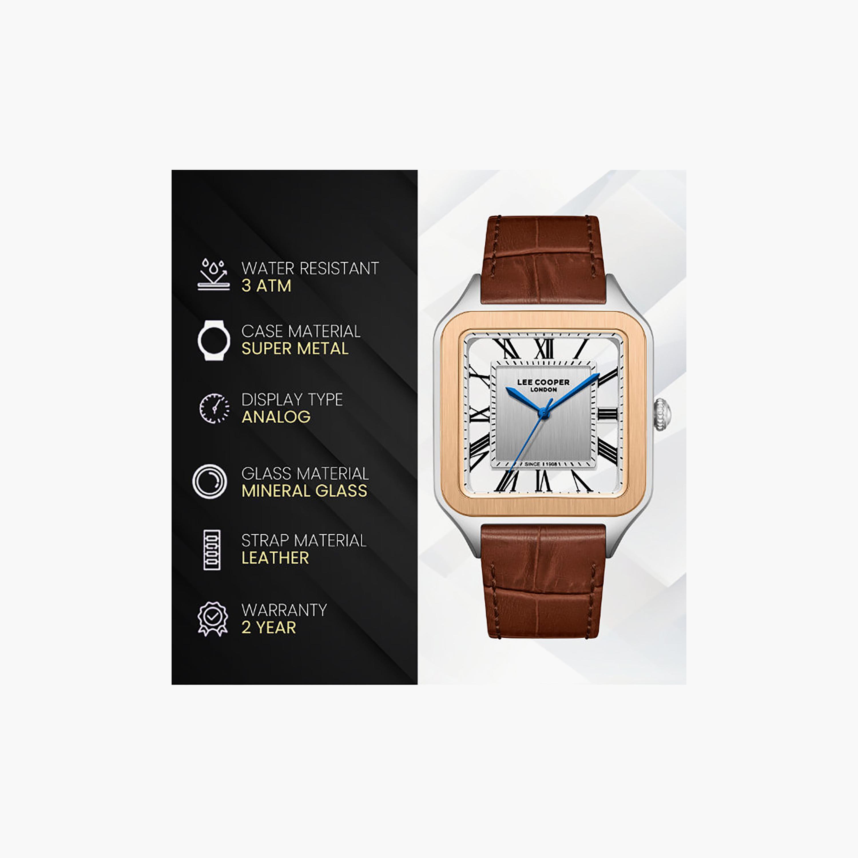 Lee Cooper Women's 21MM Brown Analog Leather Watch | LC08277.532-women-watchesandjewellery-watches-image-9