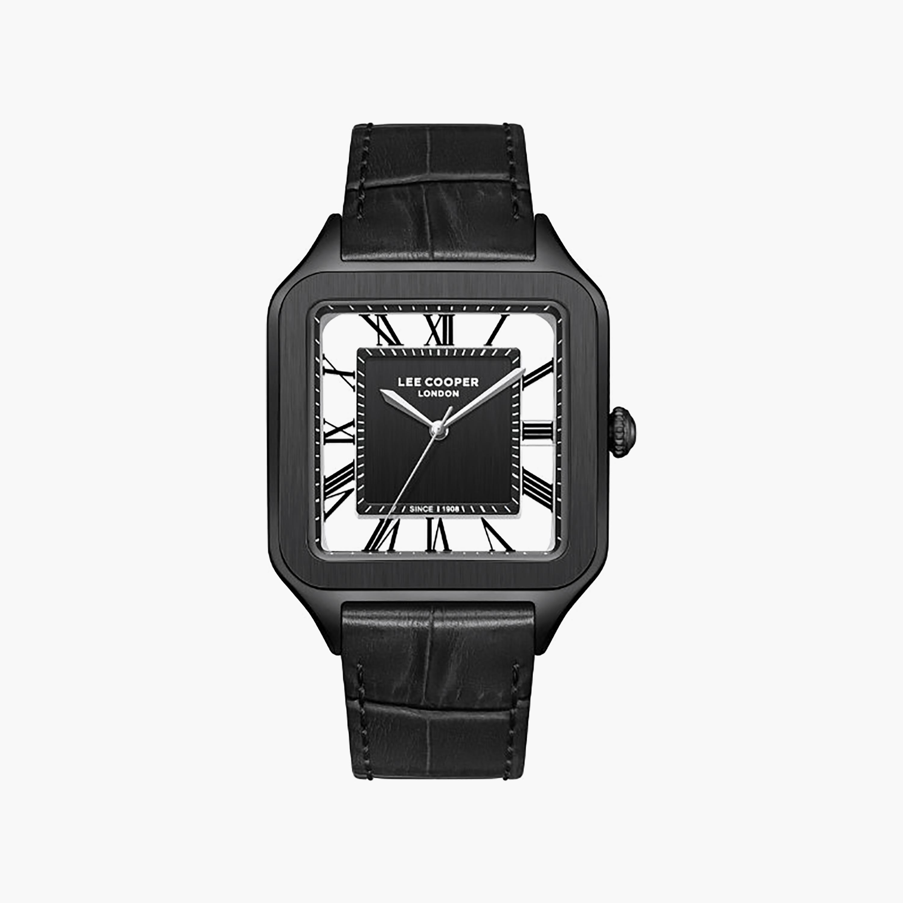 Lee Cooper Women's 21MM Black Analog Leather Watch | LC08277.651-women-watchesandjewellery-watches-image-1