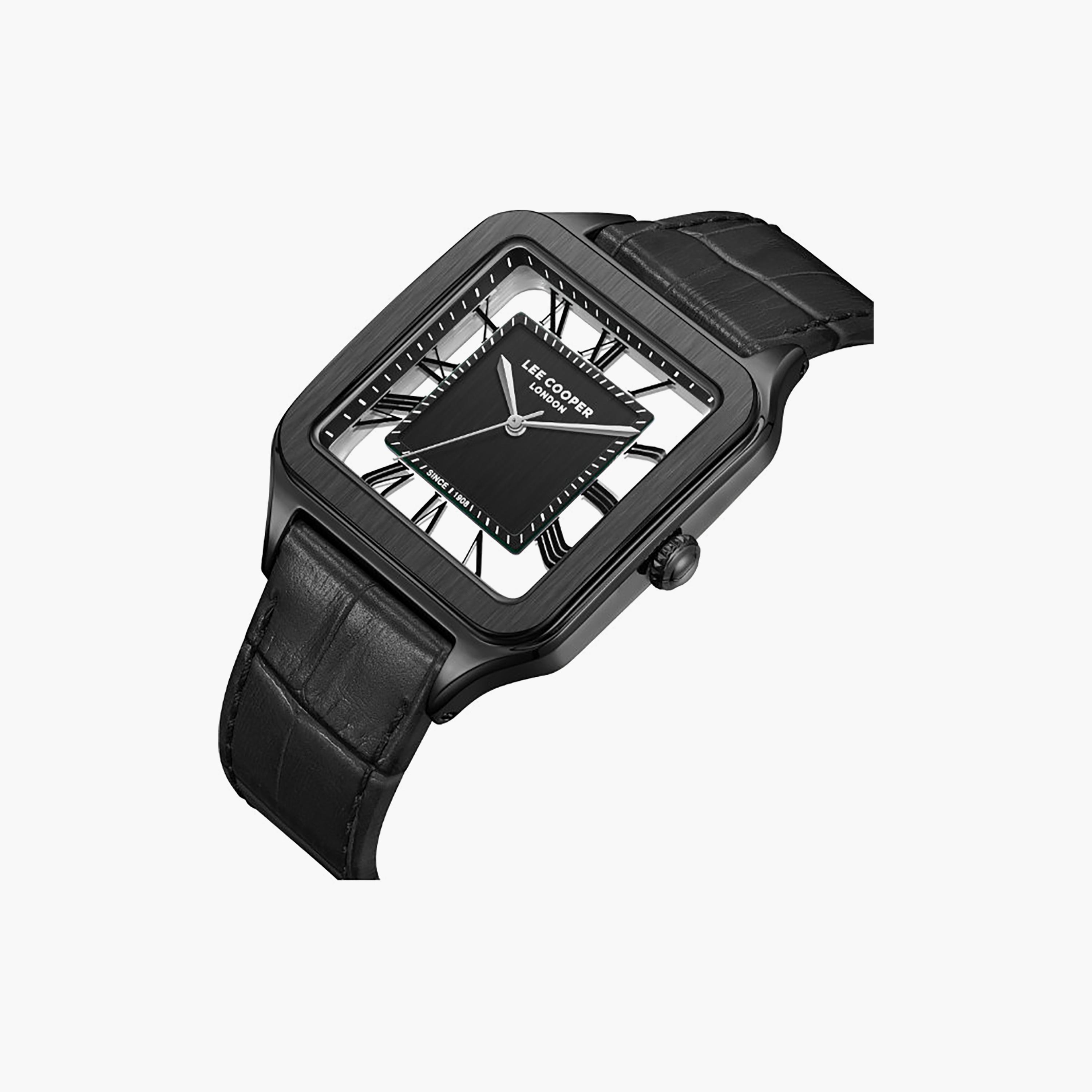 Lee Cooper Women's 21MM Black Analog Leather Watch | LC08277.651-women-watchesandjewellery-watches-image-3