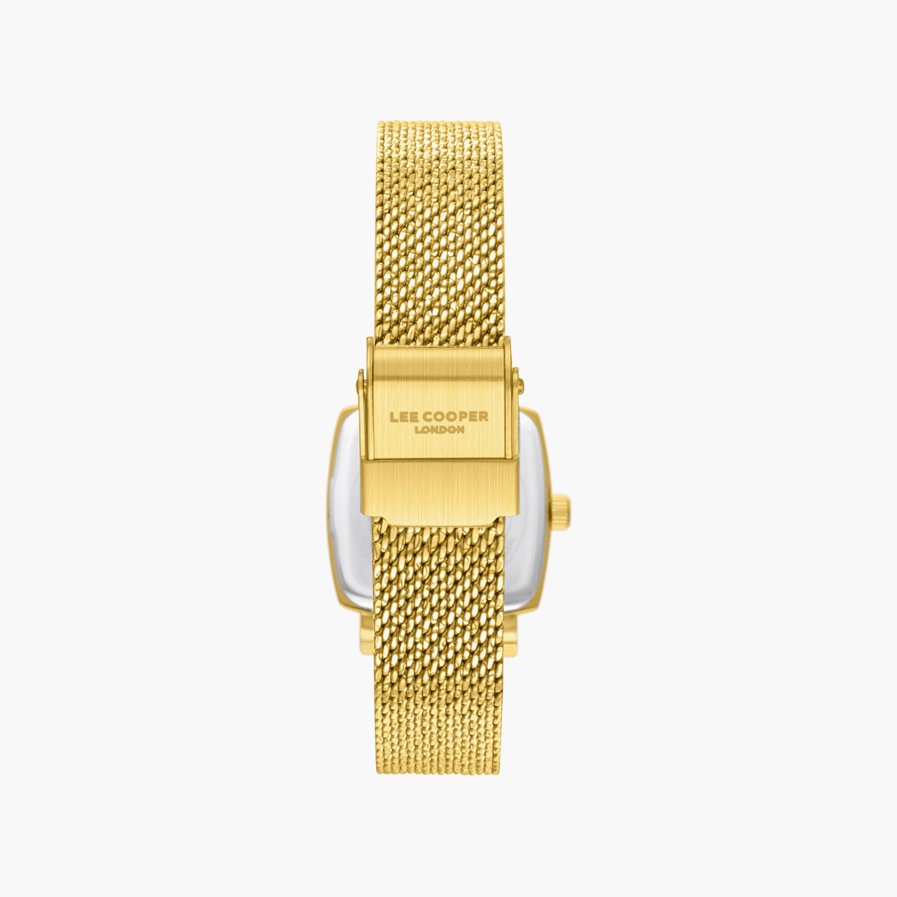 Lee Cooper Women's 21MM Gold Analog Mesh Watch | LC08280.130-women-watchesandjewellery-watches-image-5