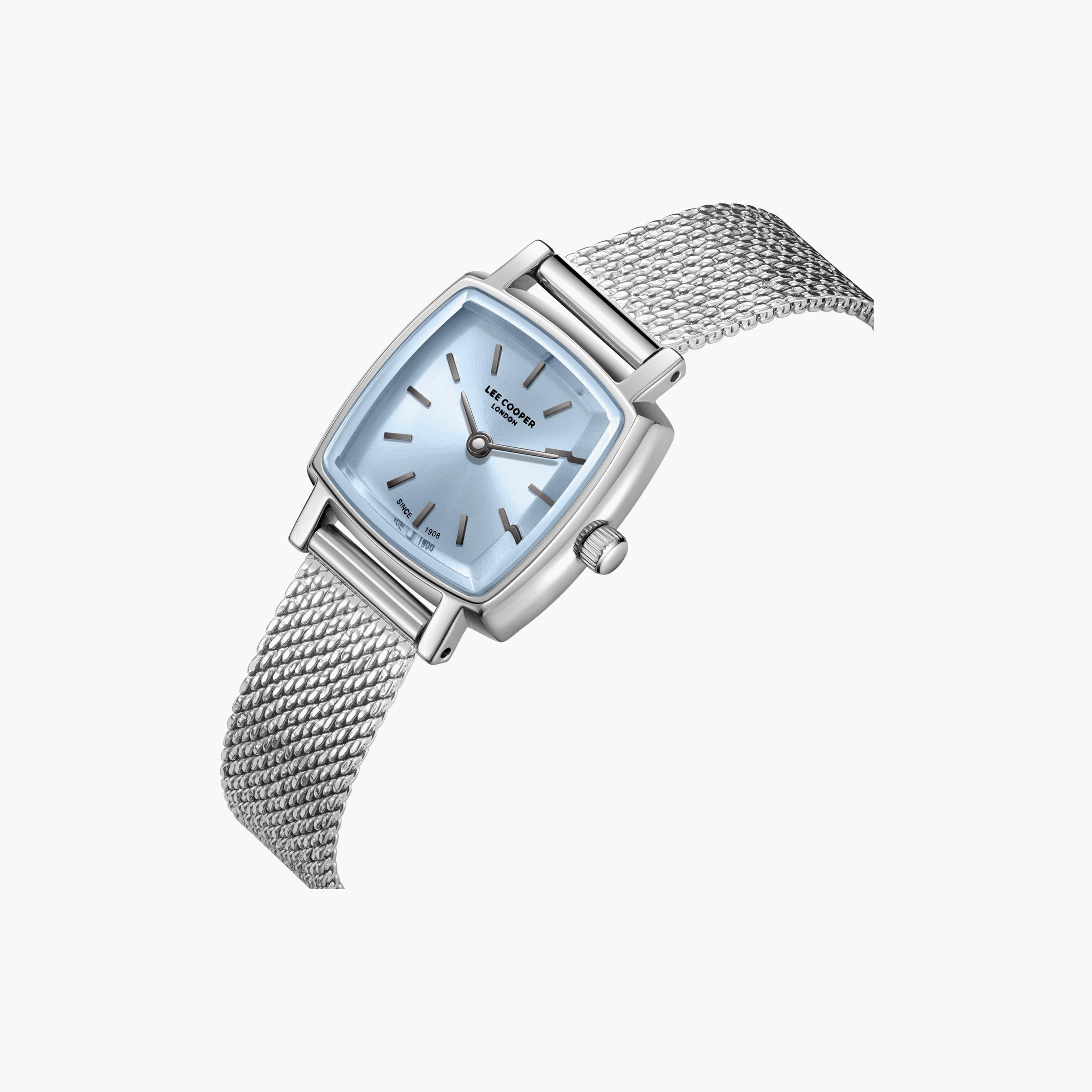 Lee Cooper Women's 23MM Silver Analog Mesh Watch | LC08280.300-women-watchesandjewellery-watches-image-3