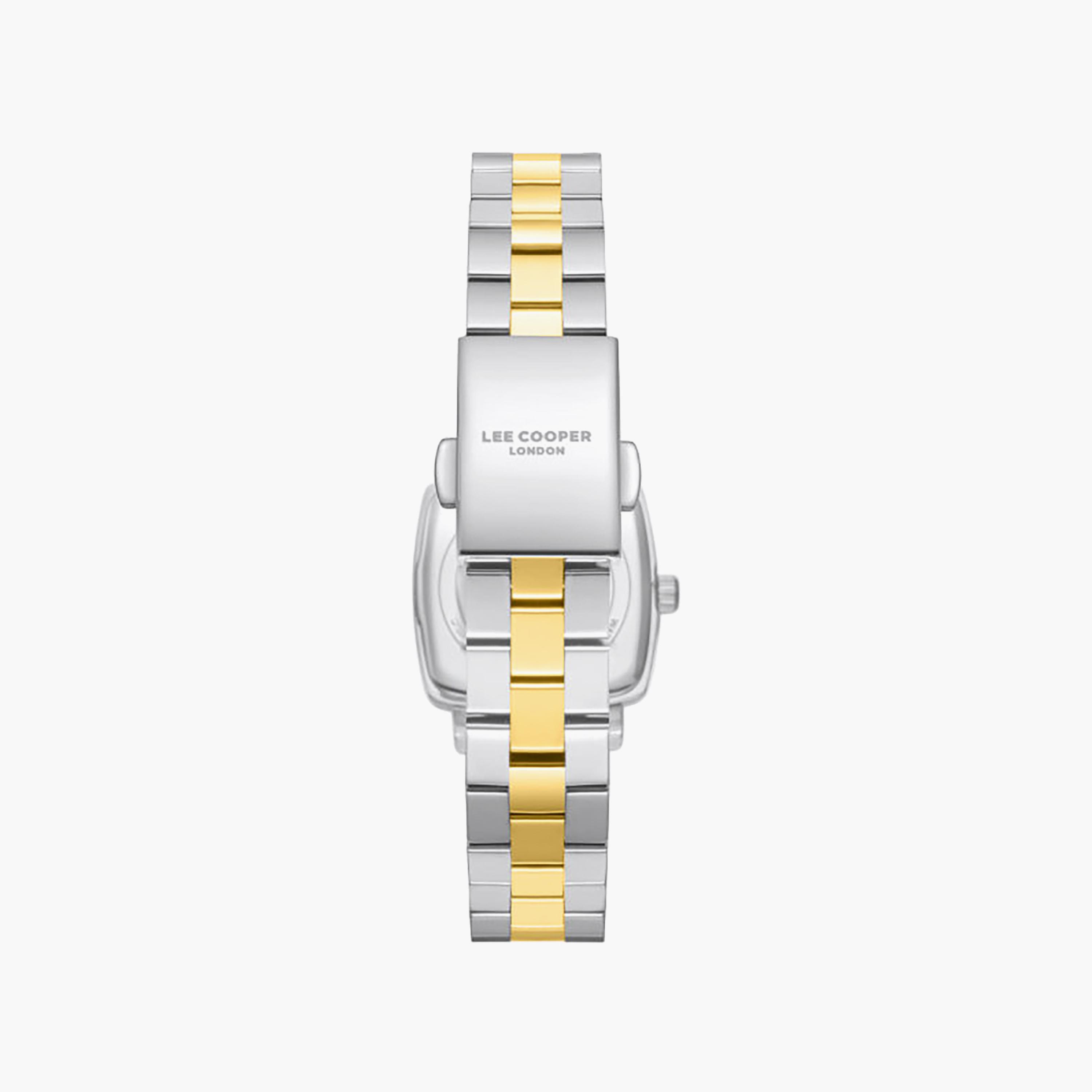 ساعة لي كوبر النسائية مقاس 31 مم، فضية وذهبية، تناظرية، معدنية | LC08283.270-women-watchesandjewellery-watches-image-5