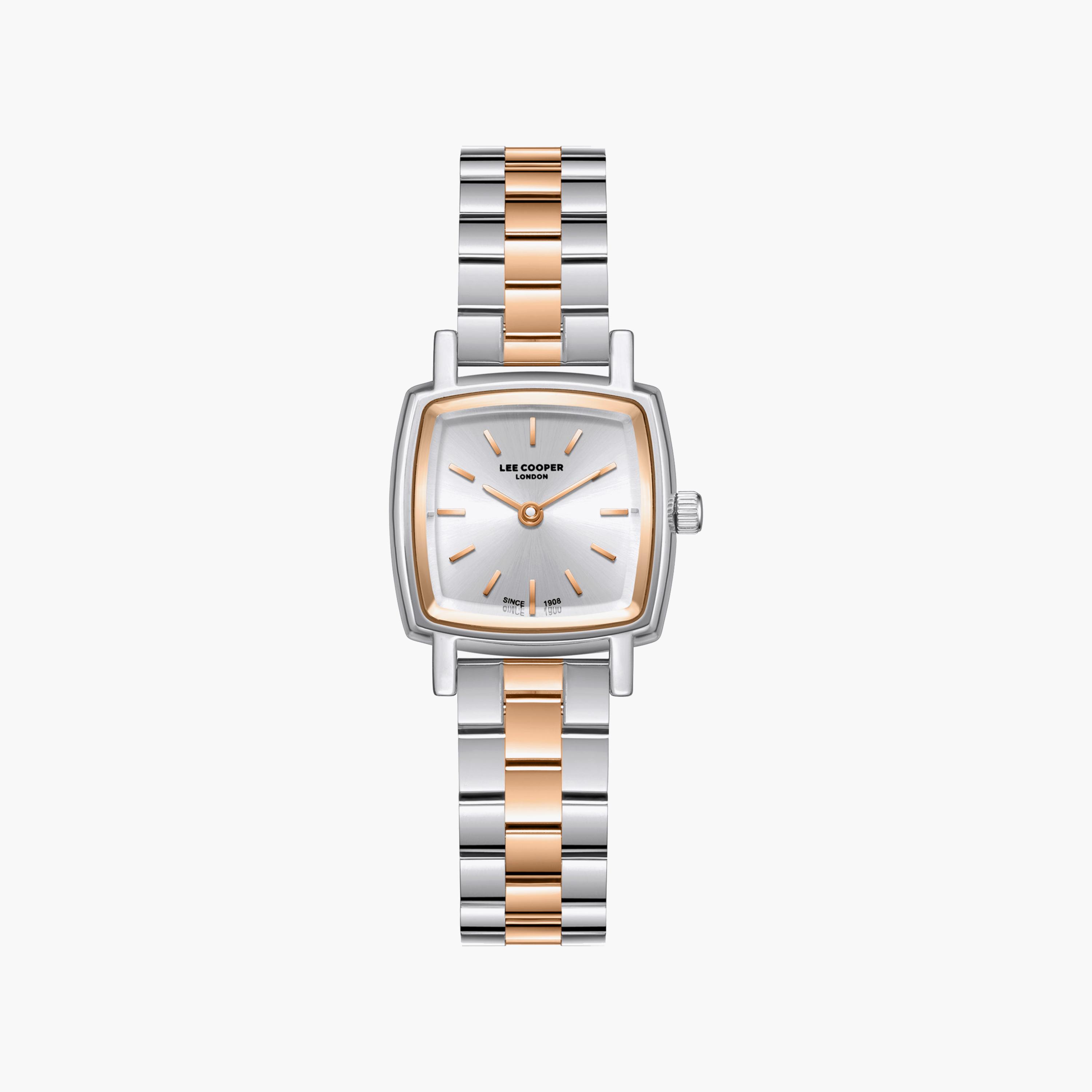 Lee Cooper Women's 43MM Silver & Gold Analog Metal Watch | LC08283.530-women-watchesandjewellery-watches-image-1