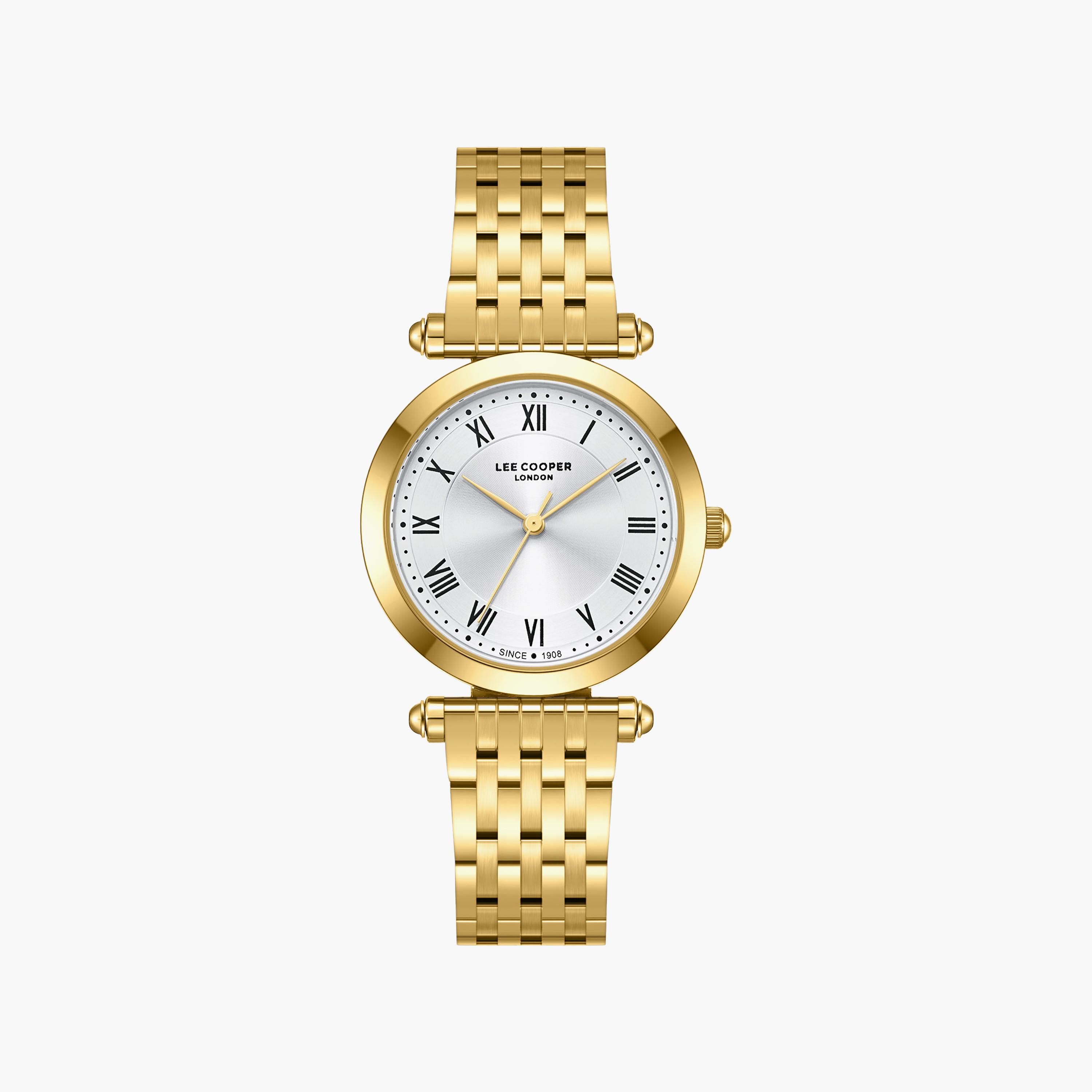 Lee Cooper Women's 44MM Gold Analog Metal Watch | LC08290.130-women-watchesandjewellery-watches-image-1