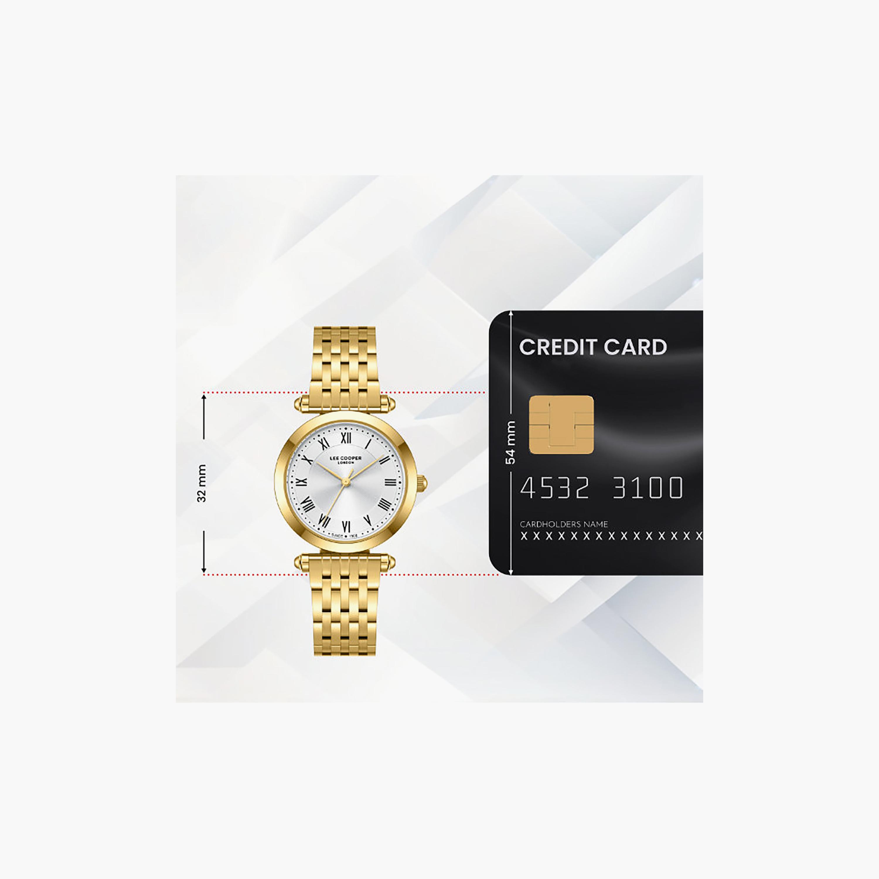 Lee Cooper Women's 44MM Gold Analog Metal Watch | LC08290.130-women-watchesandjewellery-watches-image-10